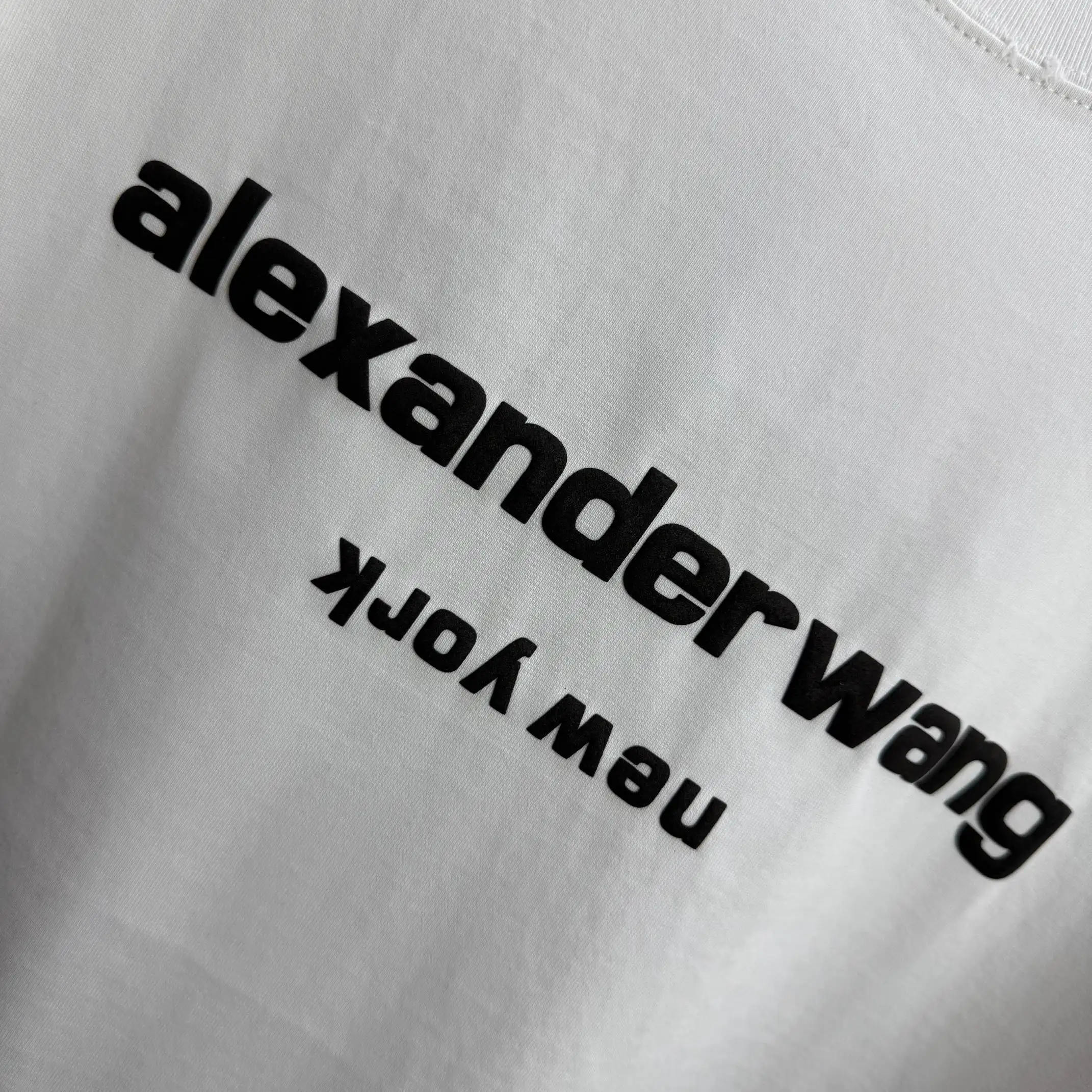 Logo Print Distressed Cotton T-Shirt D14515505 — view 5