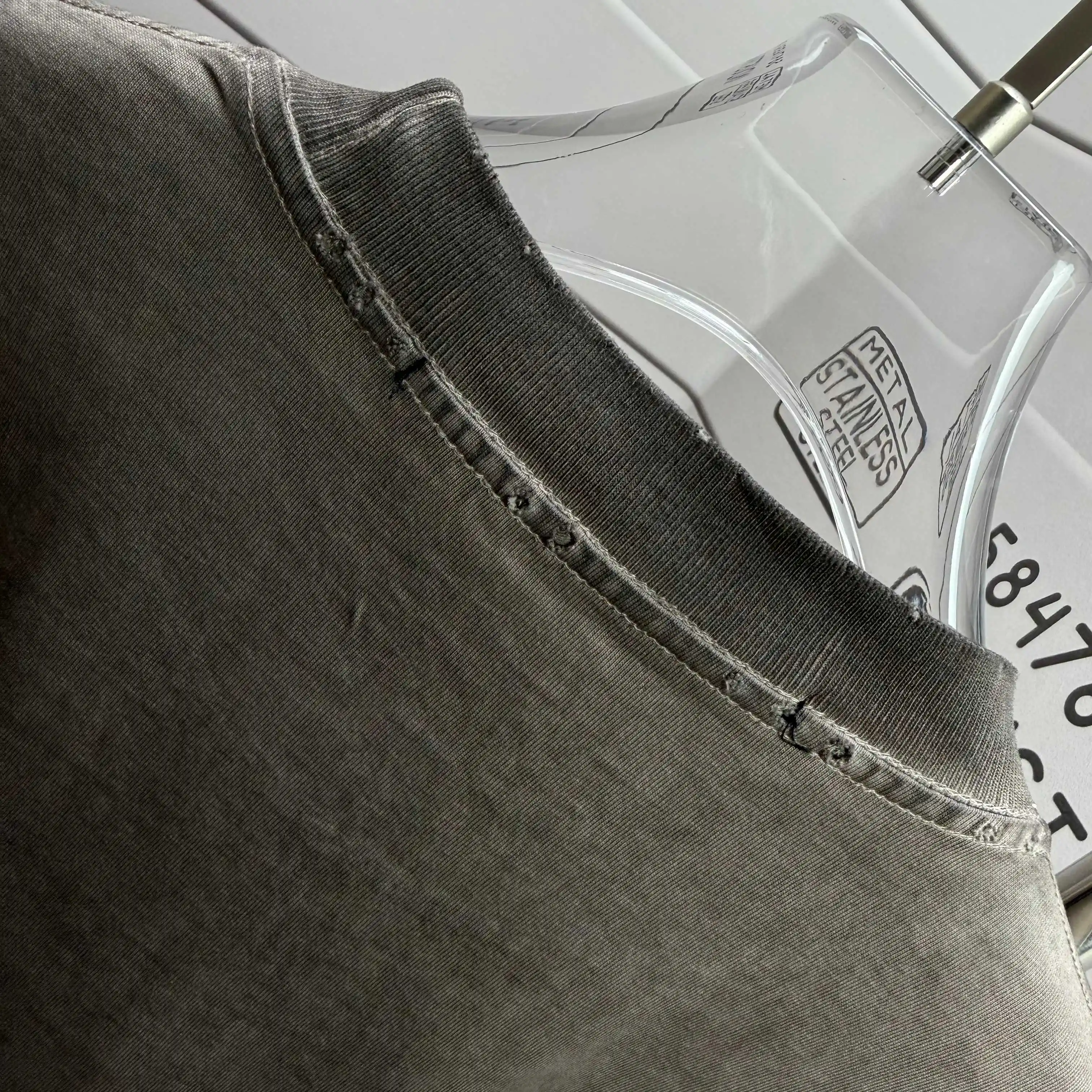 Logo Print Washed Cotton T-Shirt D14515507 — view 8