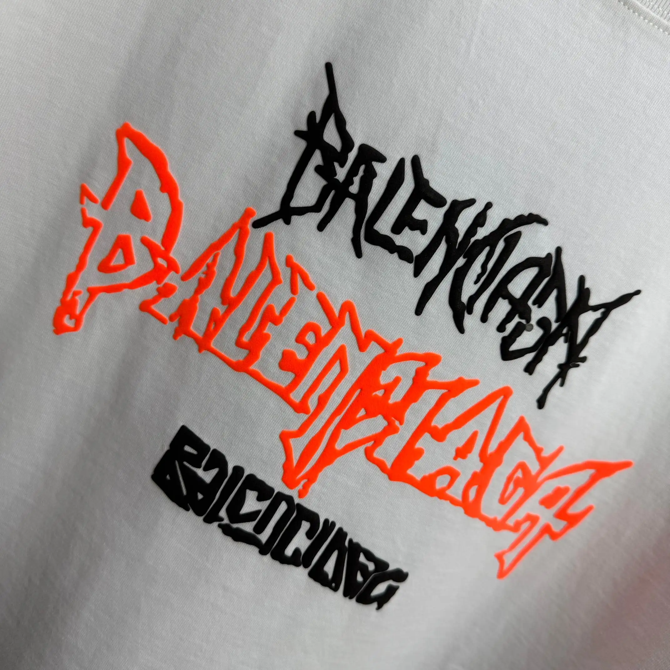 Distressed Logo Graphic Oversized T-Shirt D14512522 — view 5