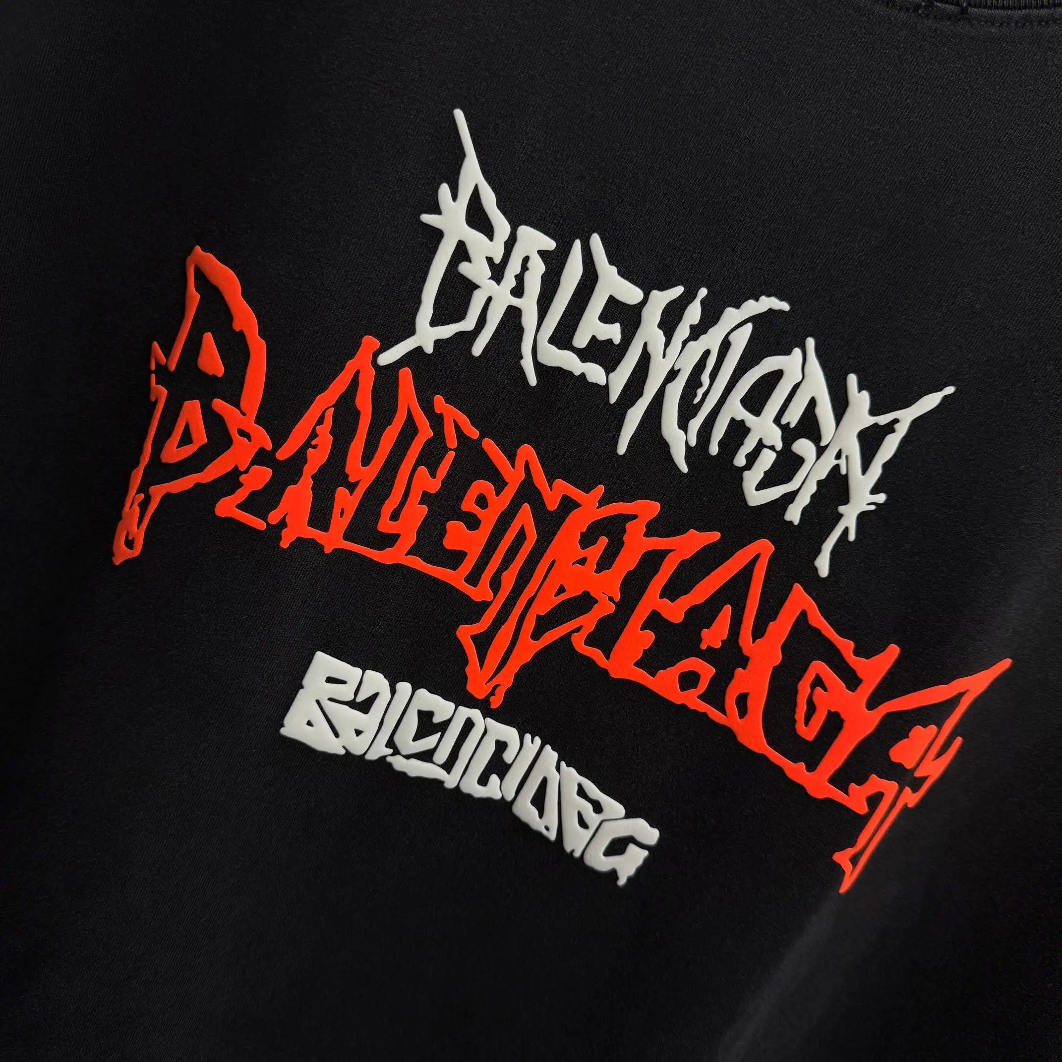 Logo-Print Distressed Cotton-Jersey T-Shirt D14512523 — view 5