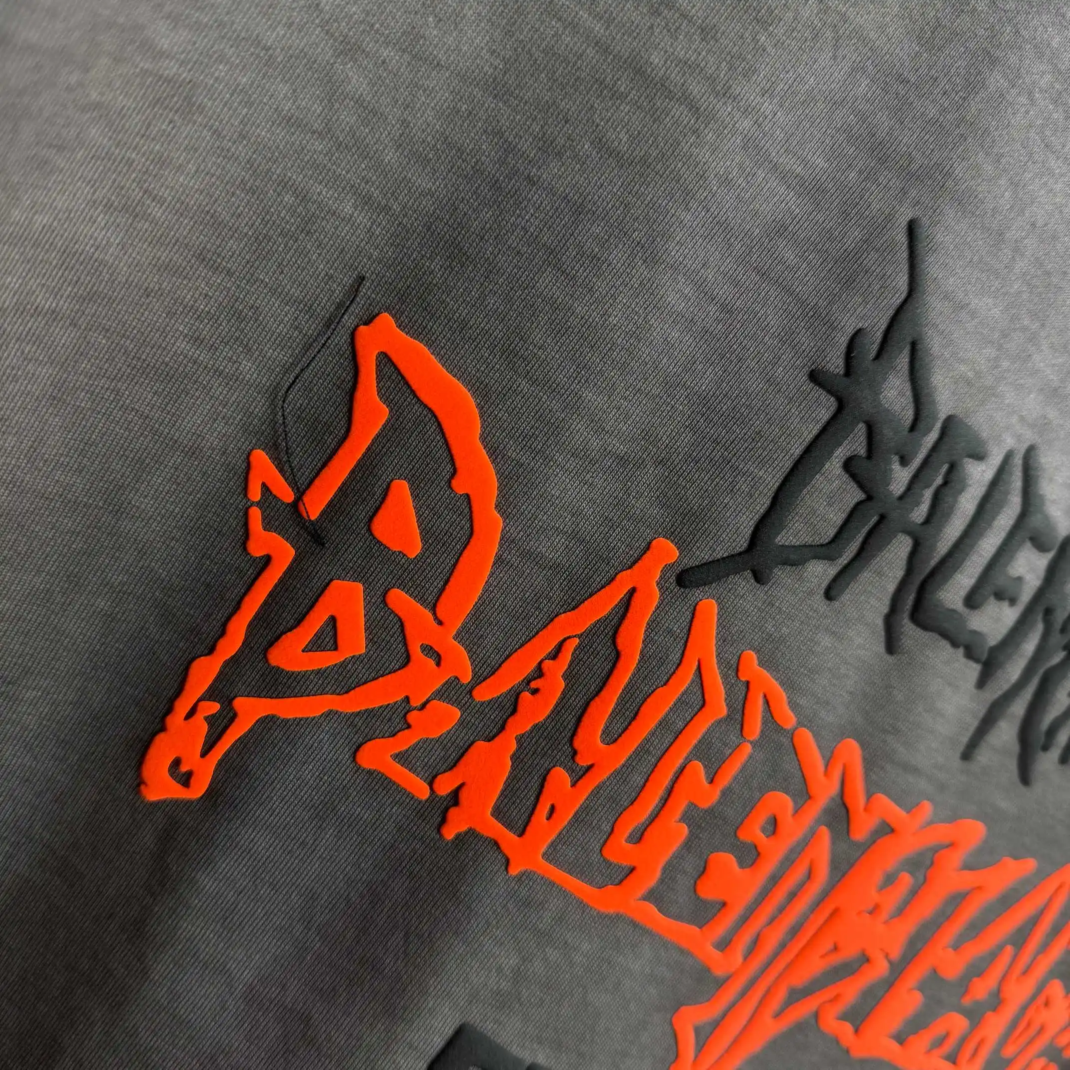 Logo-Embroidered Distressed Cotton T-Shirt D14512525 — view 7