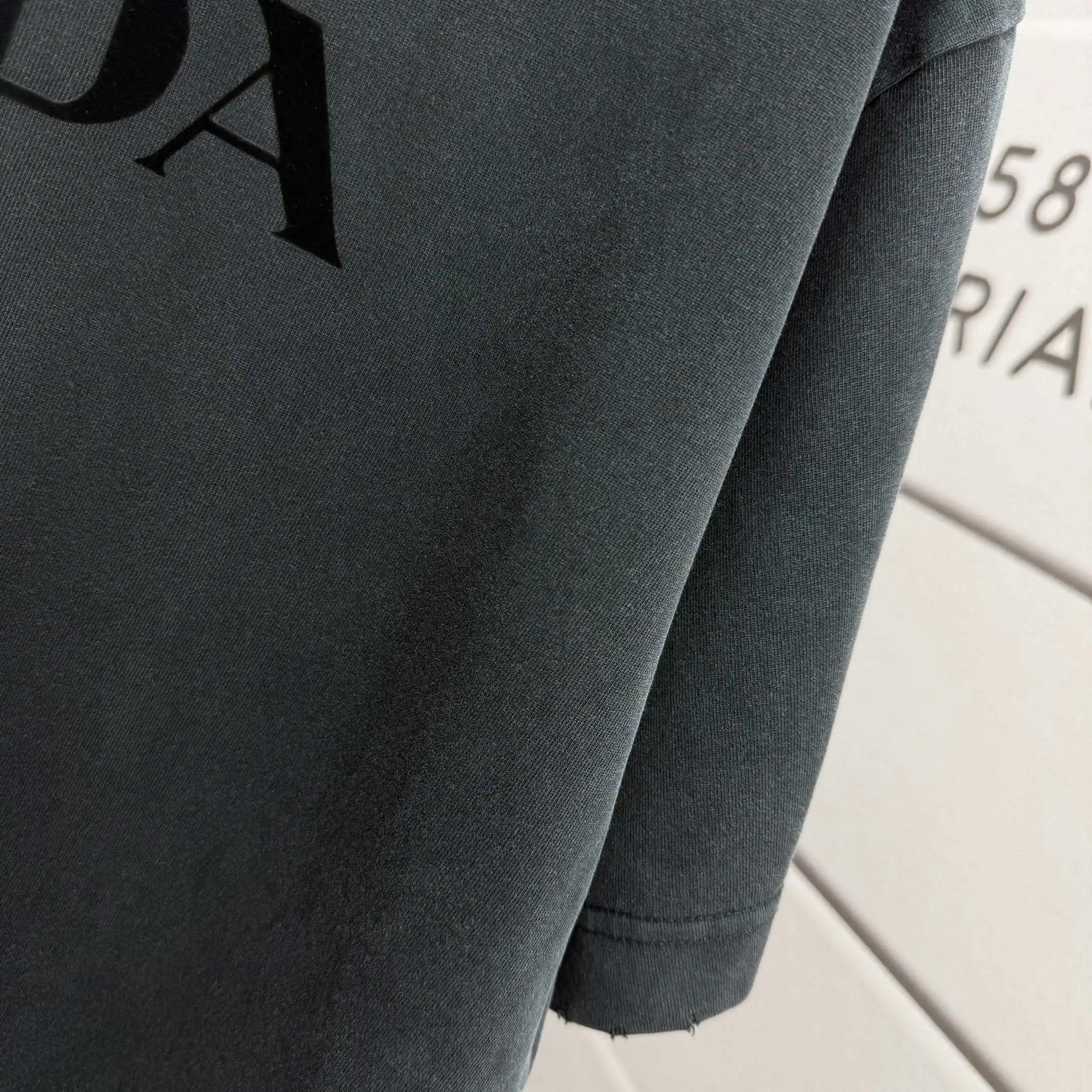 Logo-Print Washed Cotton T-Shirt D14512541 — view 6