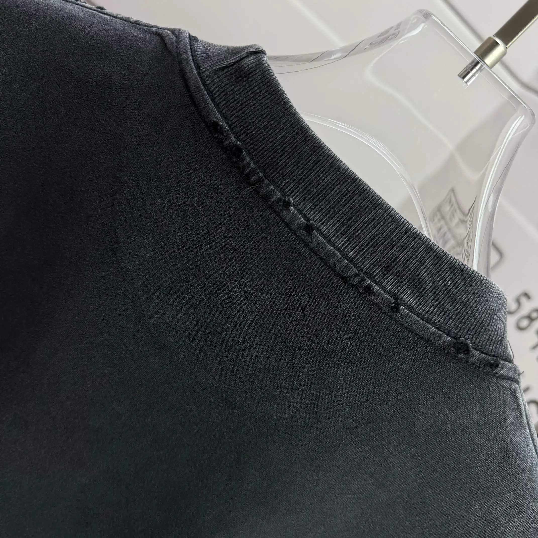 Logo-Print Washed Cotton T-Shirt D14512541 — view 8