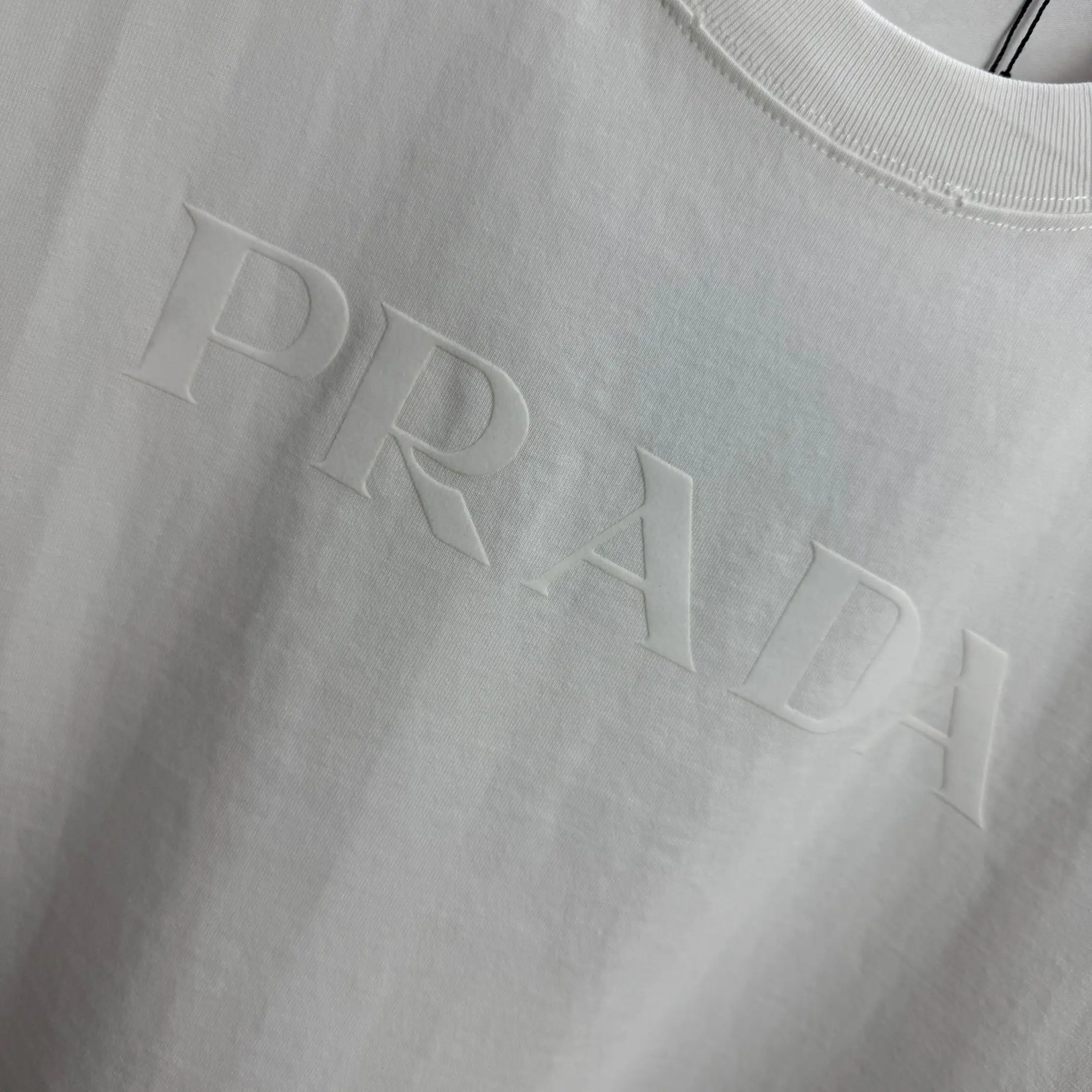 Logo Flocked Washed Cotton T-Shirt D14512540 — view 5