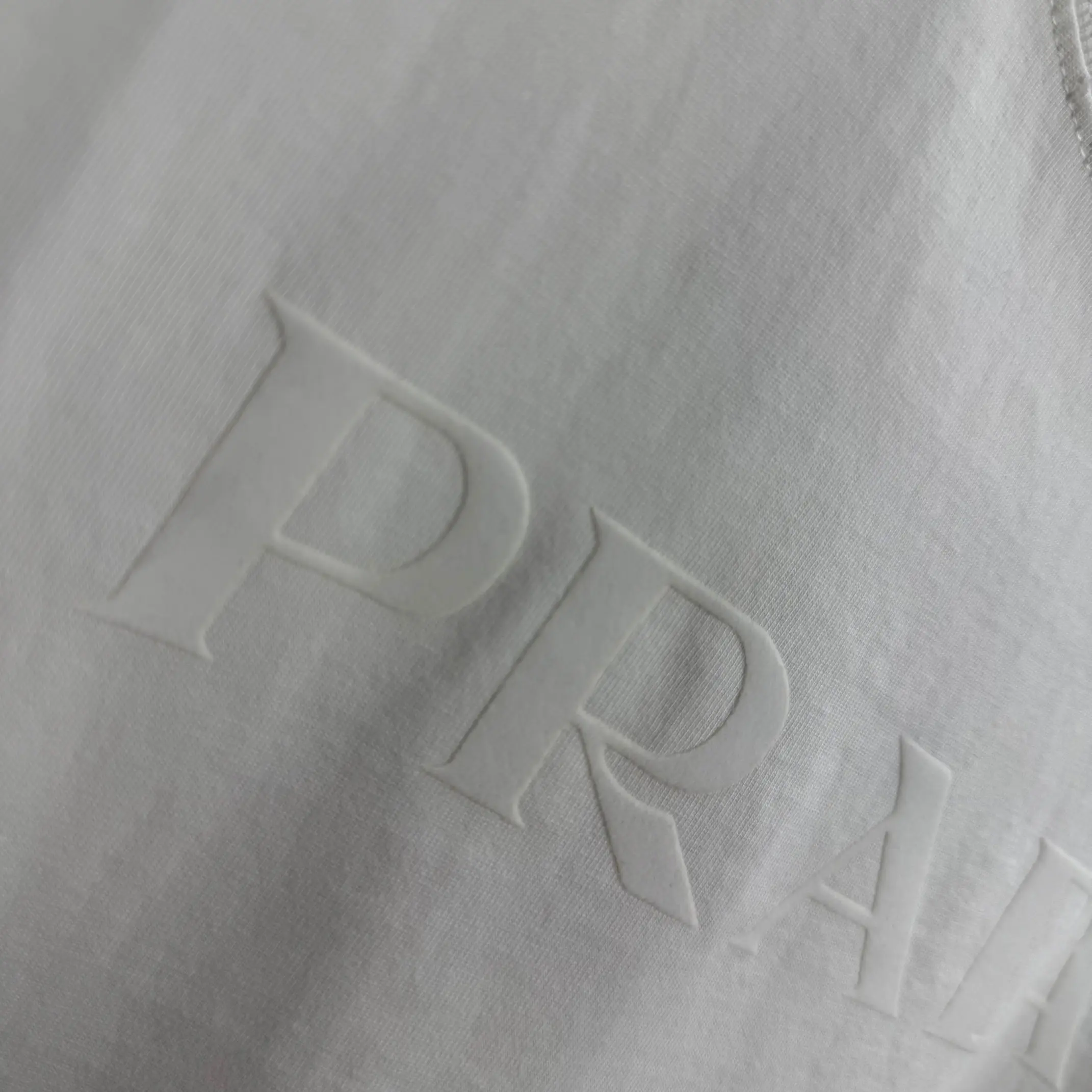 Logo Flocked Washed Cotton T-Shirt D14512540 — view 7