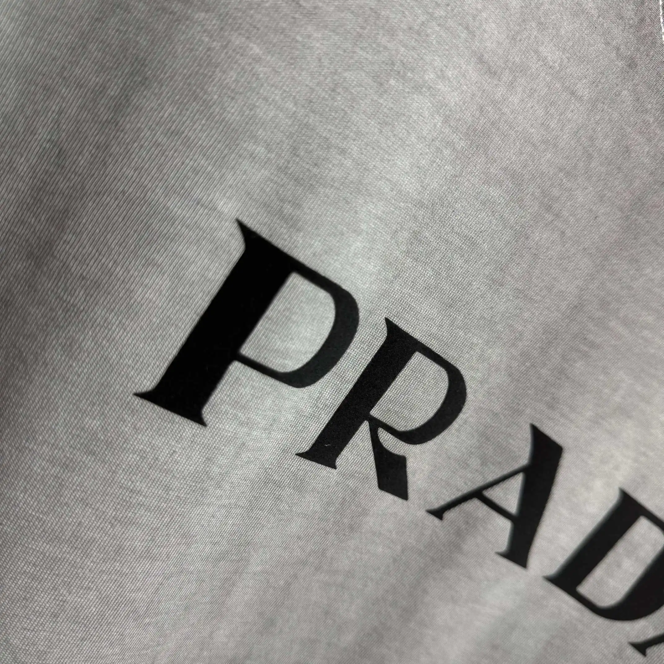 Logo Flocked Washed Cotton T-Shirt D14512542 — view 7