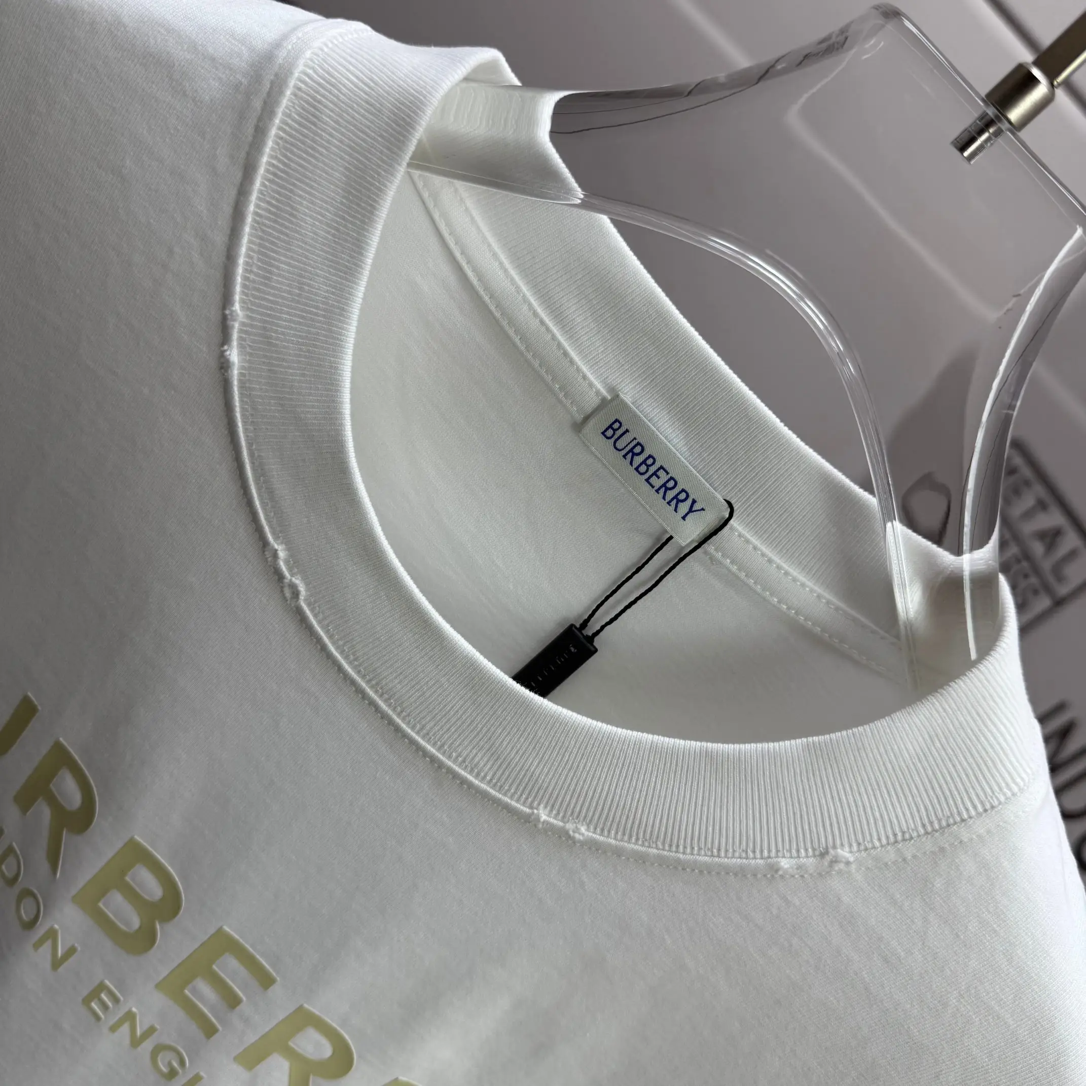 Logo Print Distressed Cotton T-Shirt D14512538 — view 3