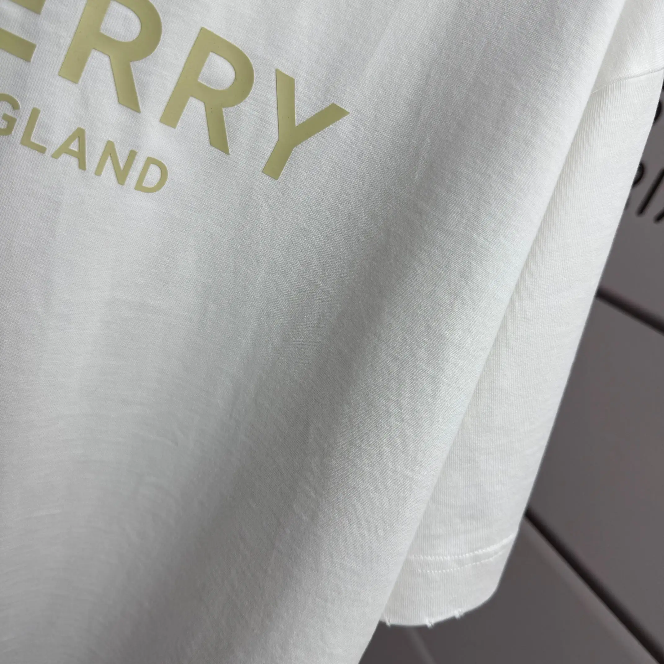 Logo Print Distressed Cotton T-Shirt D14512538 — view 6