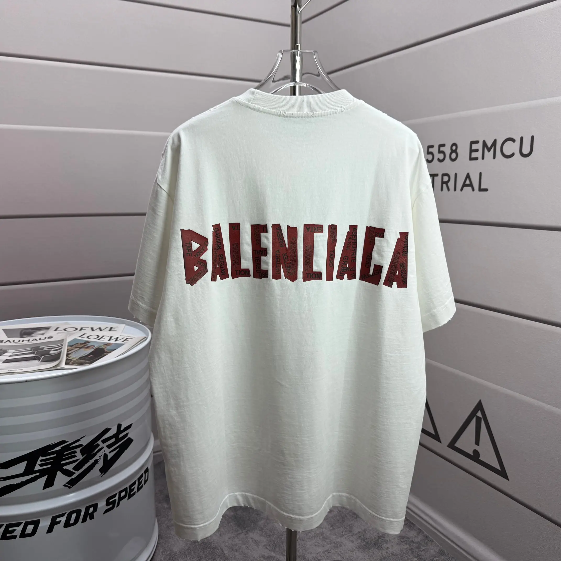 Logo-Print Distressed Cotton-Jersey T-Shirt D15015542