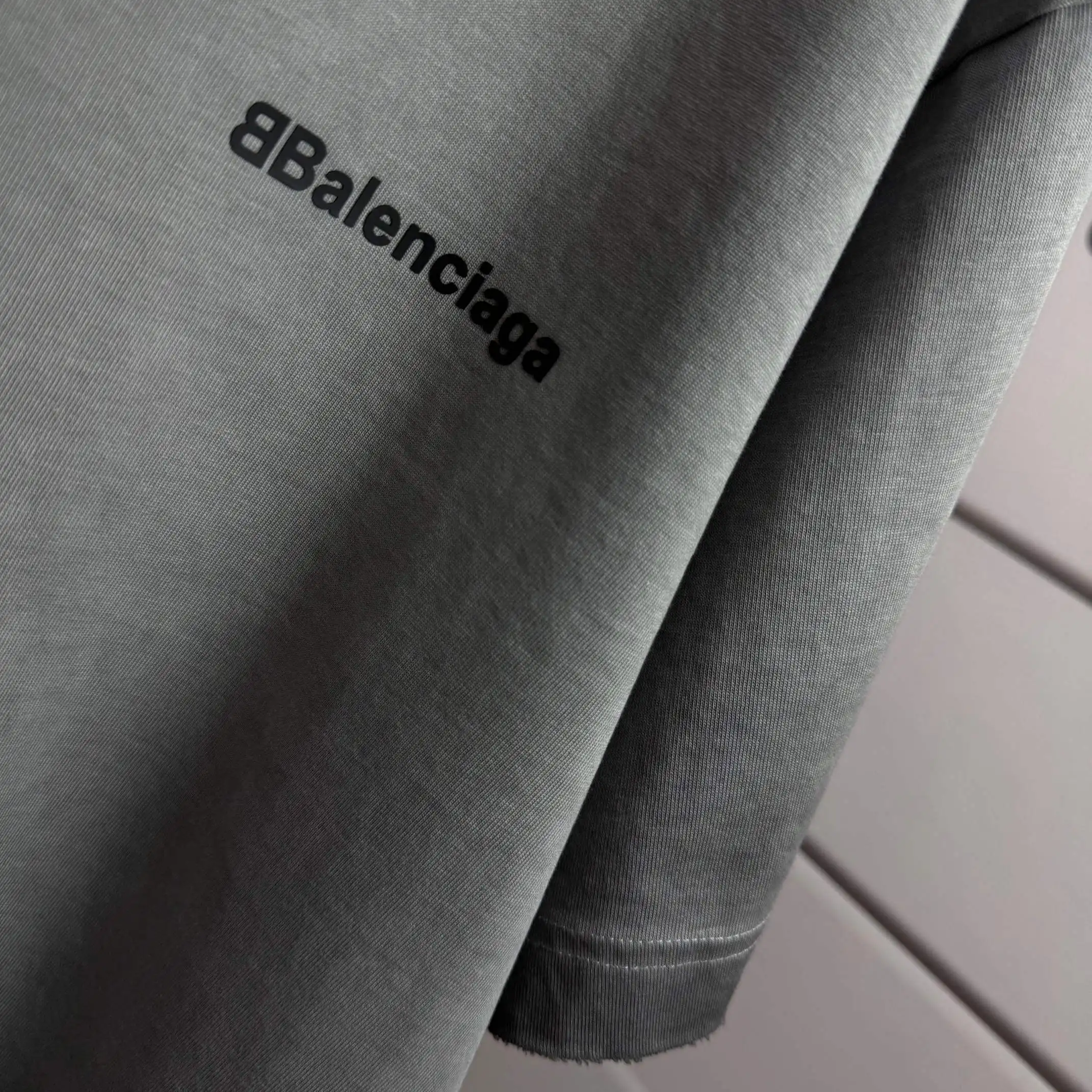 Logo Print Washed Cotton T-Shirt D15015551 — view 6