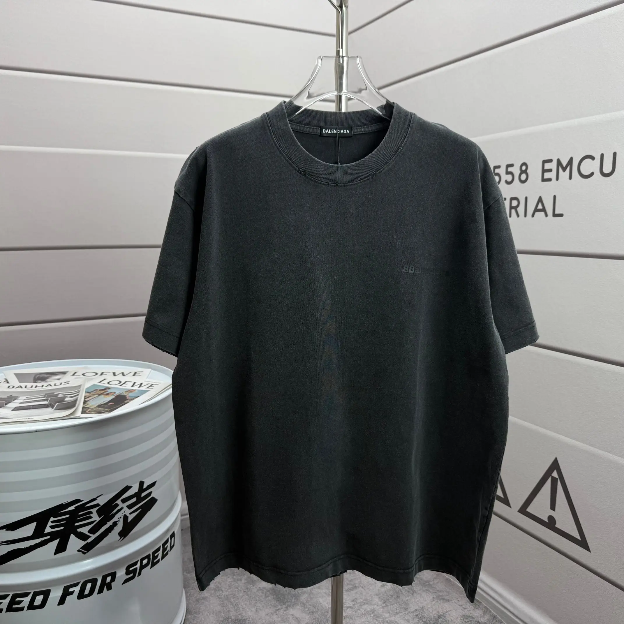 Logo-Print Washed Cotton-Jersey T-Shirt D15015550