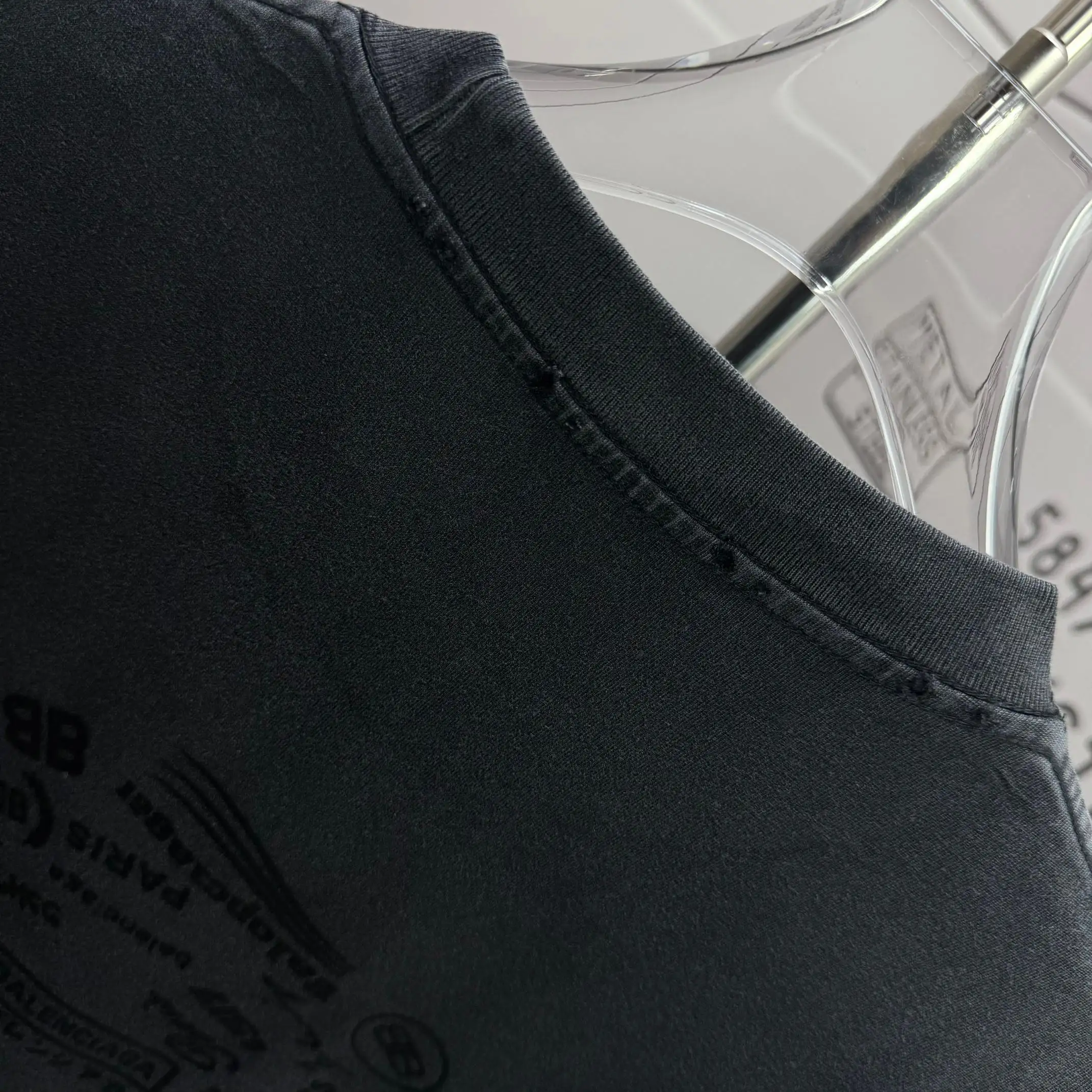 Logo-Print Washed Cotton-Jersey T-Shirt D15015550 — view 8