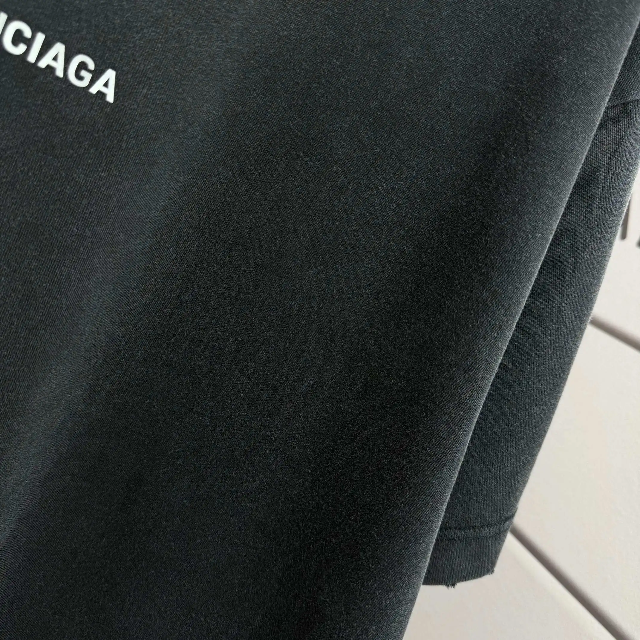 Logo Print Washed Cotton T-Shirt D15015520 — view 6