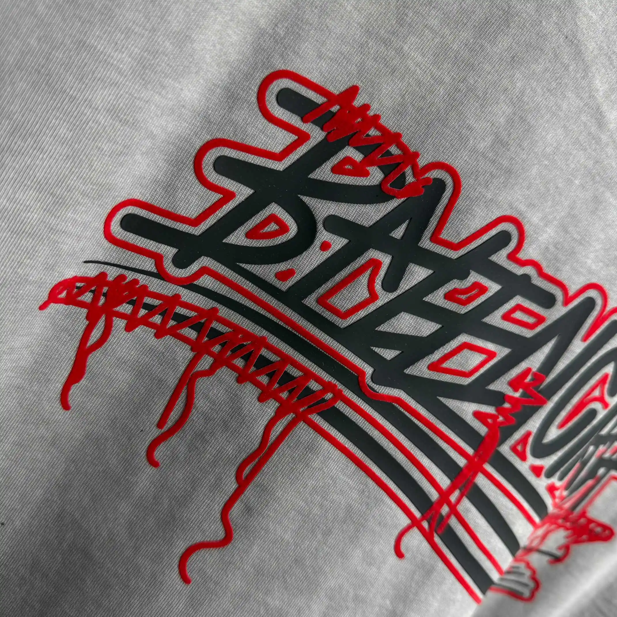 Distressed Logo-Print Cotton-Jersey T-Shirt D15015517 — view 7