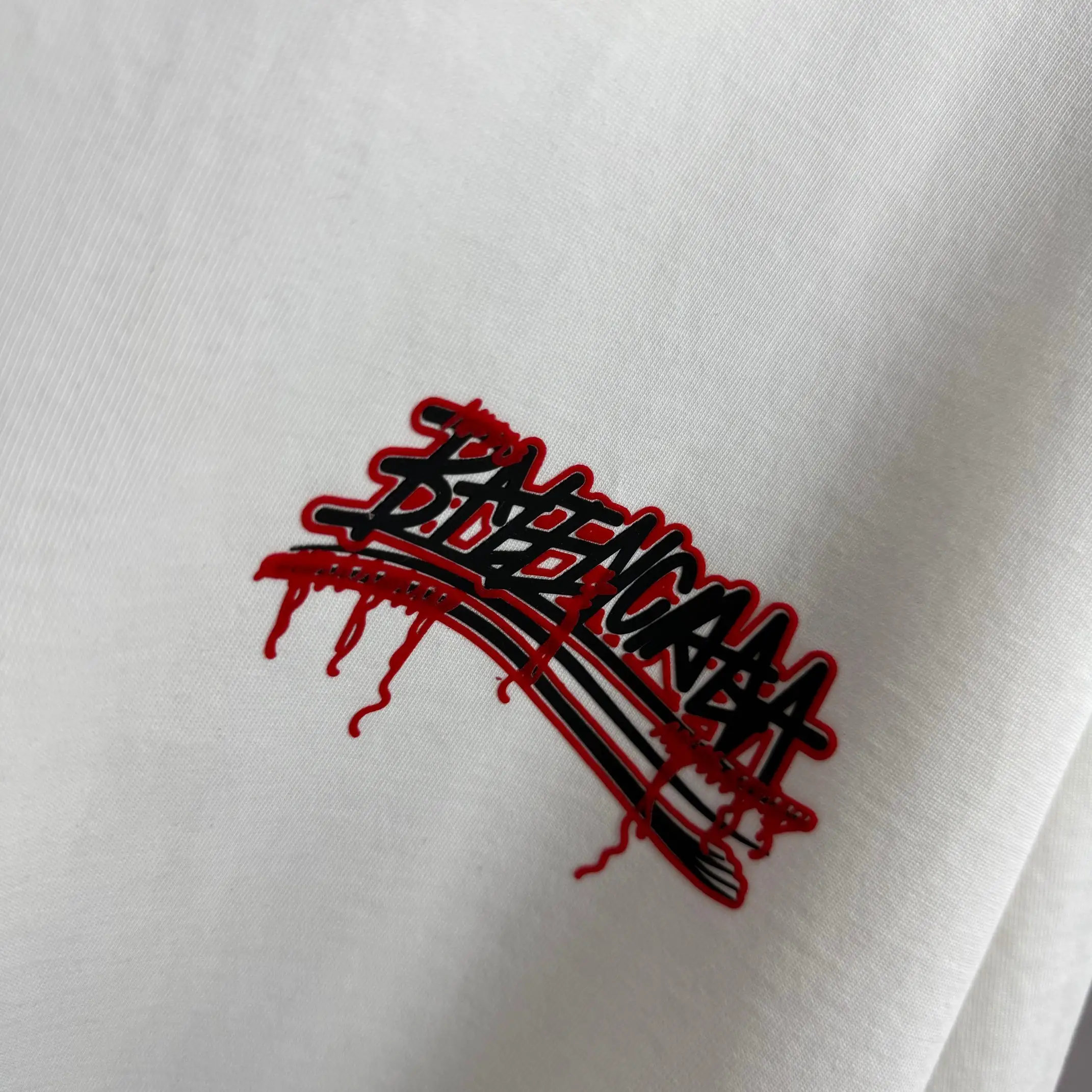 Distressed Logo-Print Cotton-Jersey T-Shirt D15015515 — view 5