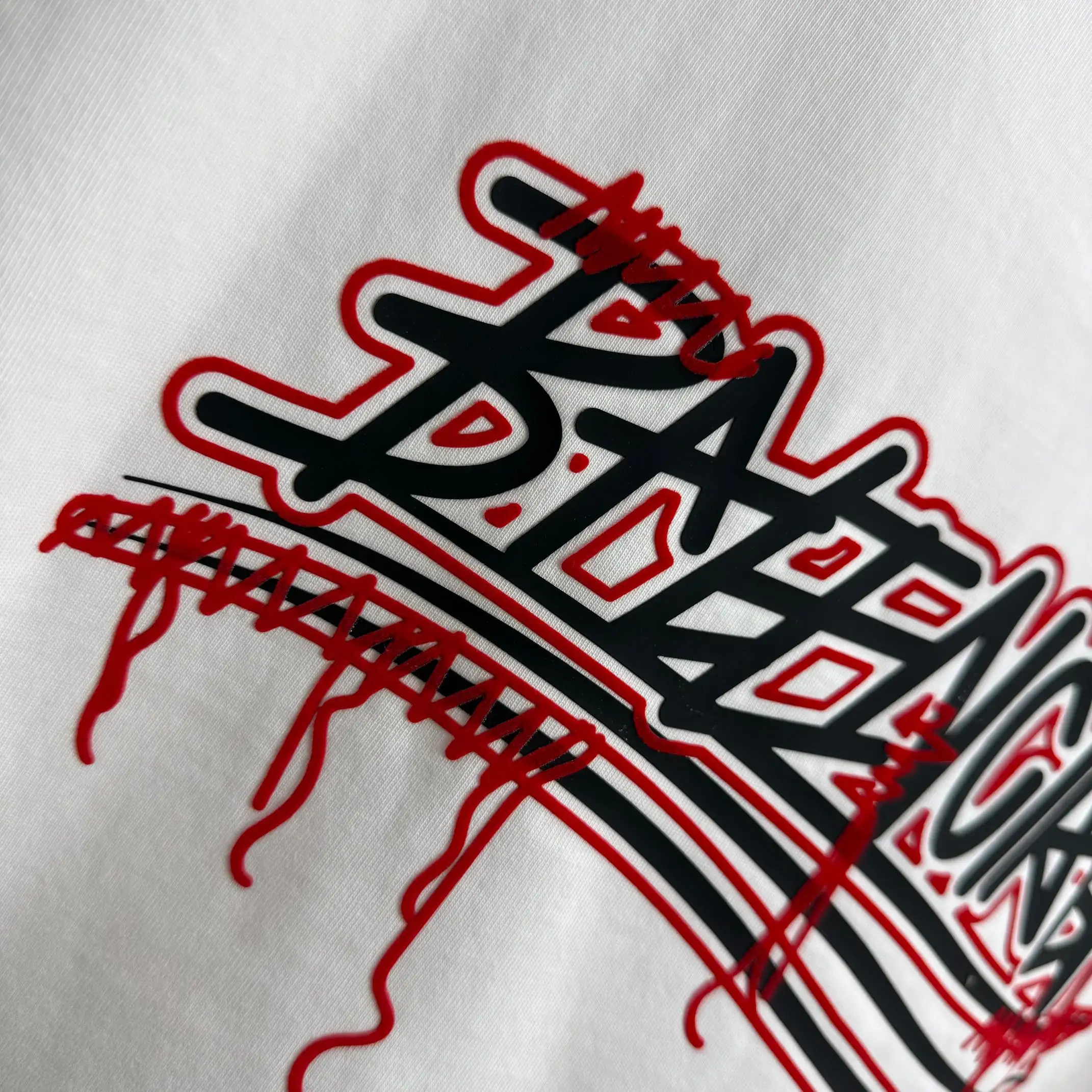 Distressed Logo-Print Cotton-Jersey T-Shirt D15015515 — view 7