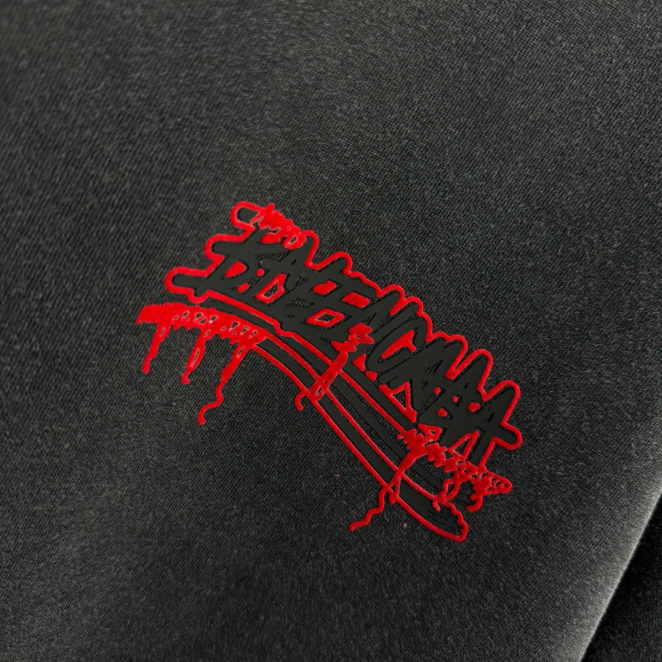 Distressed Logo-Print Cotton-Jersey T-Shirt D15015516 — view 5