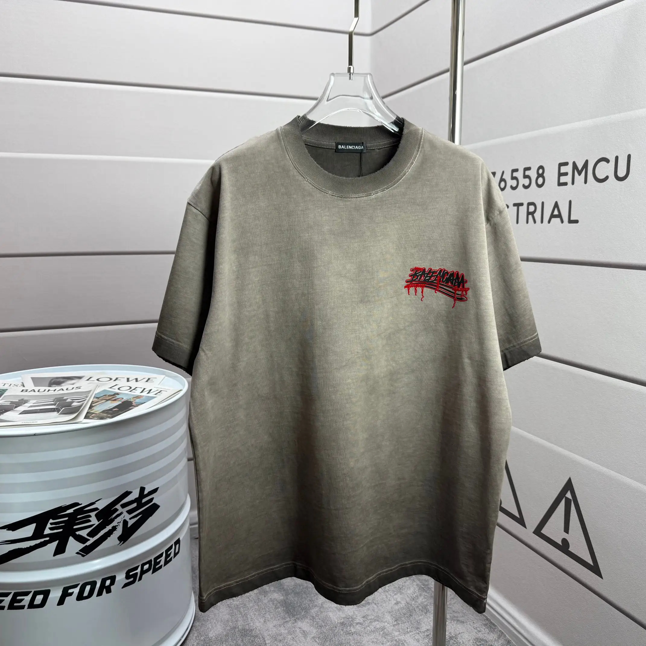 Logo Graphic Washed Cotton T-Shirt D15015518 — view 2