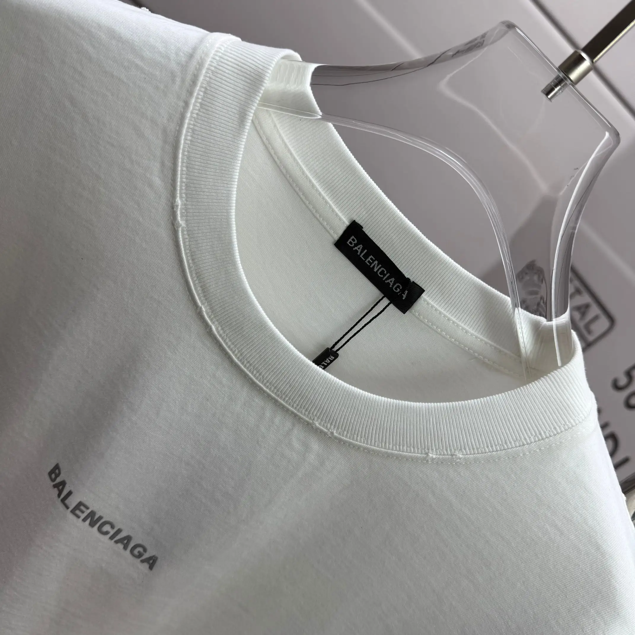 Logo-Print Distressed Cotton-Jersey T-Shirt D15015519 — view 3