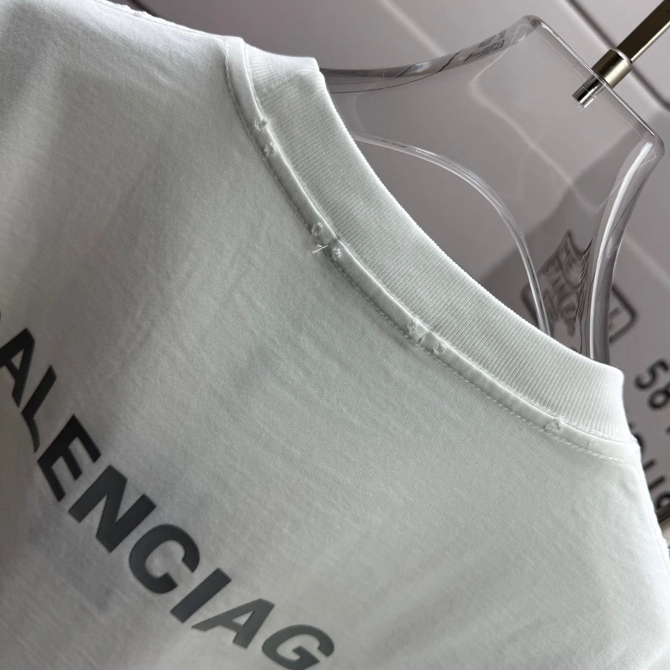 Logo-Print Distressed Cotton-Jersey T-Shirt D15015519 — view 8