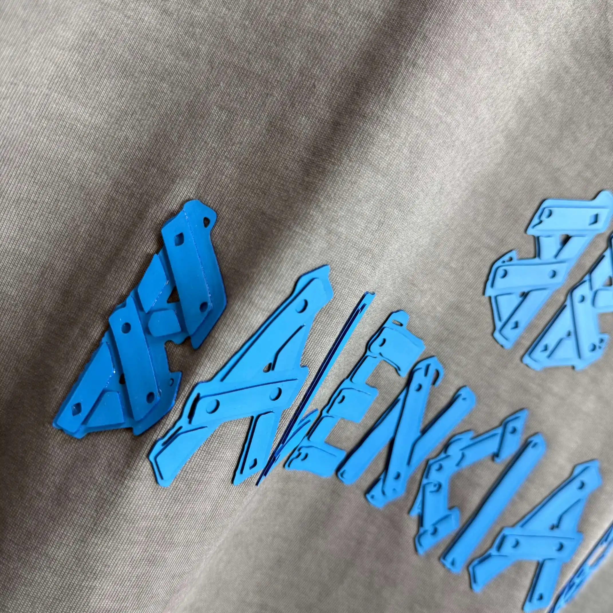 Distressed Logo-Appliqué Cotton T-Shirt D15012528 — view 7