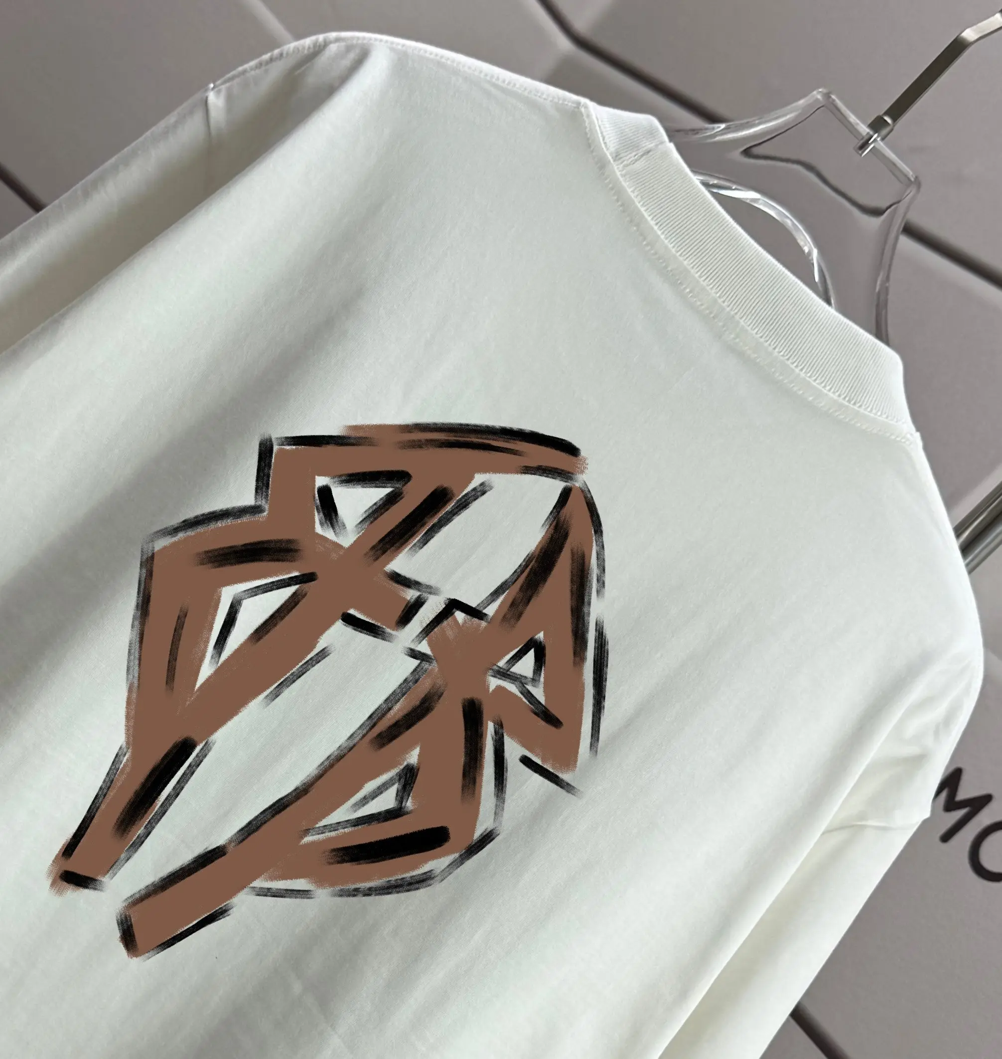 Graffiti Logo Cotton Jersey T-Shirt D15013323 — view 3