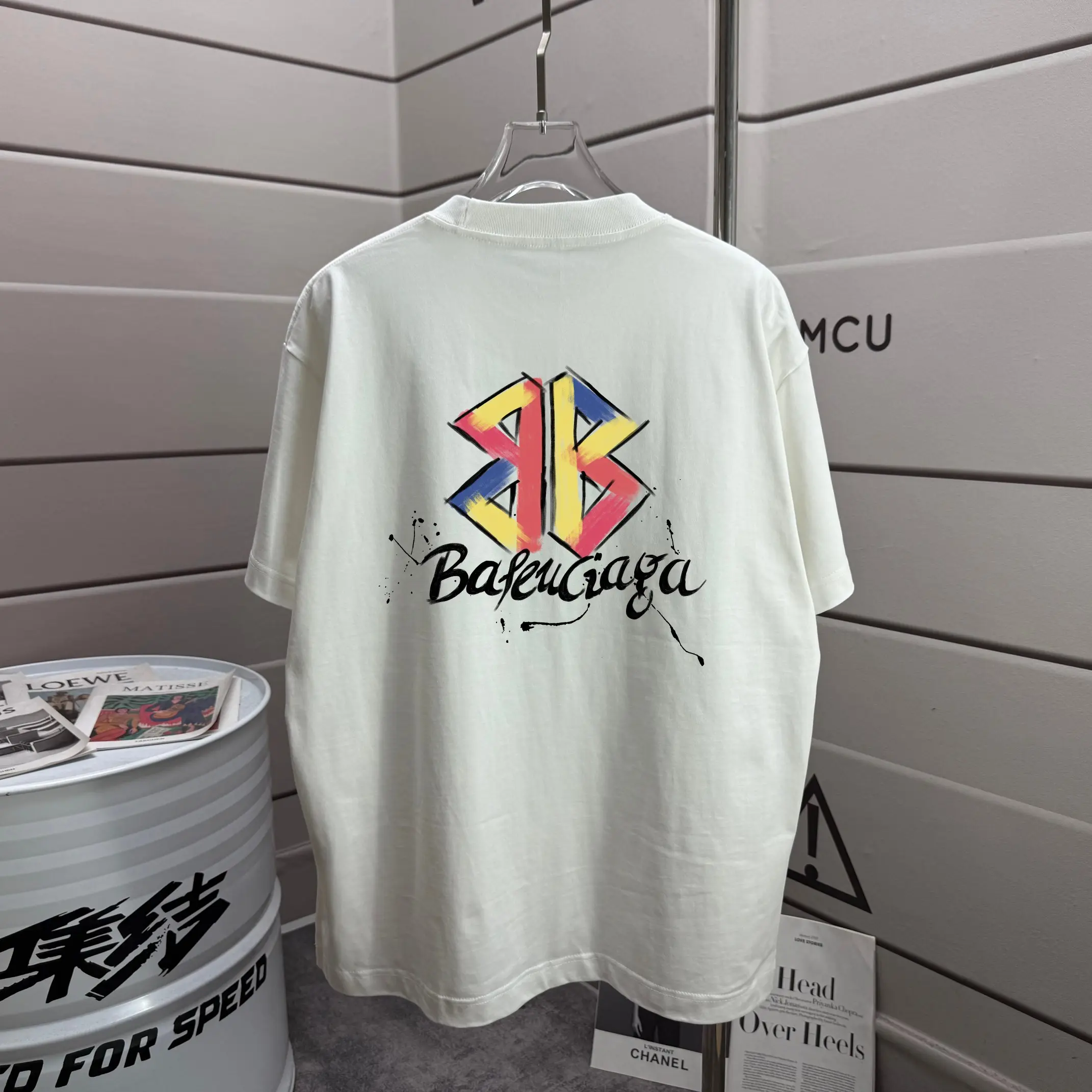 Logo Graphic Print Cotton T-Shirt D15013319