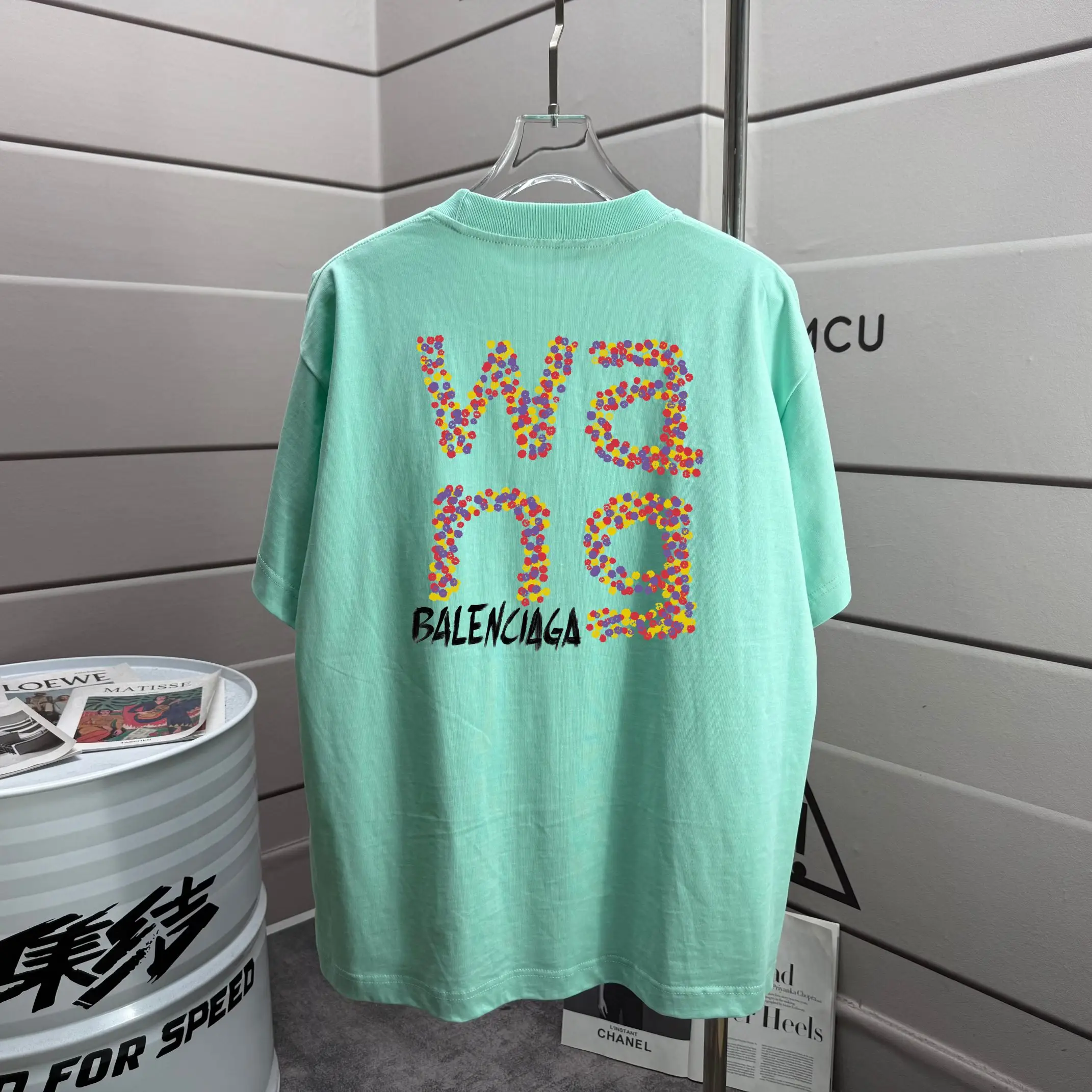 Logo Print Oversized Cotton T-Shirt D15013314