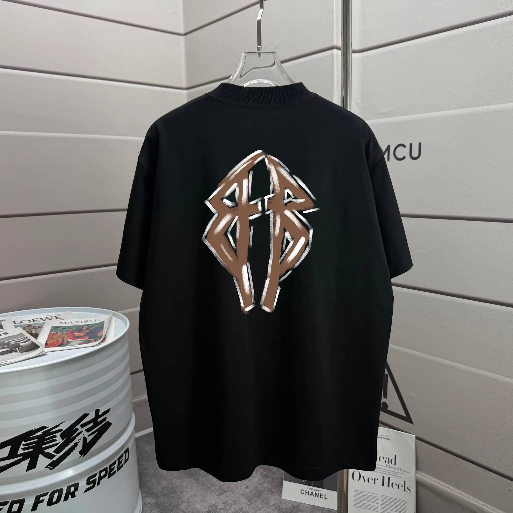 Logo Graphic Oversized Cotton T-Shirt D15013324 — view 2