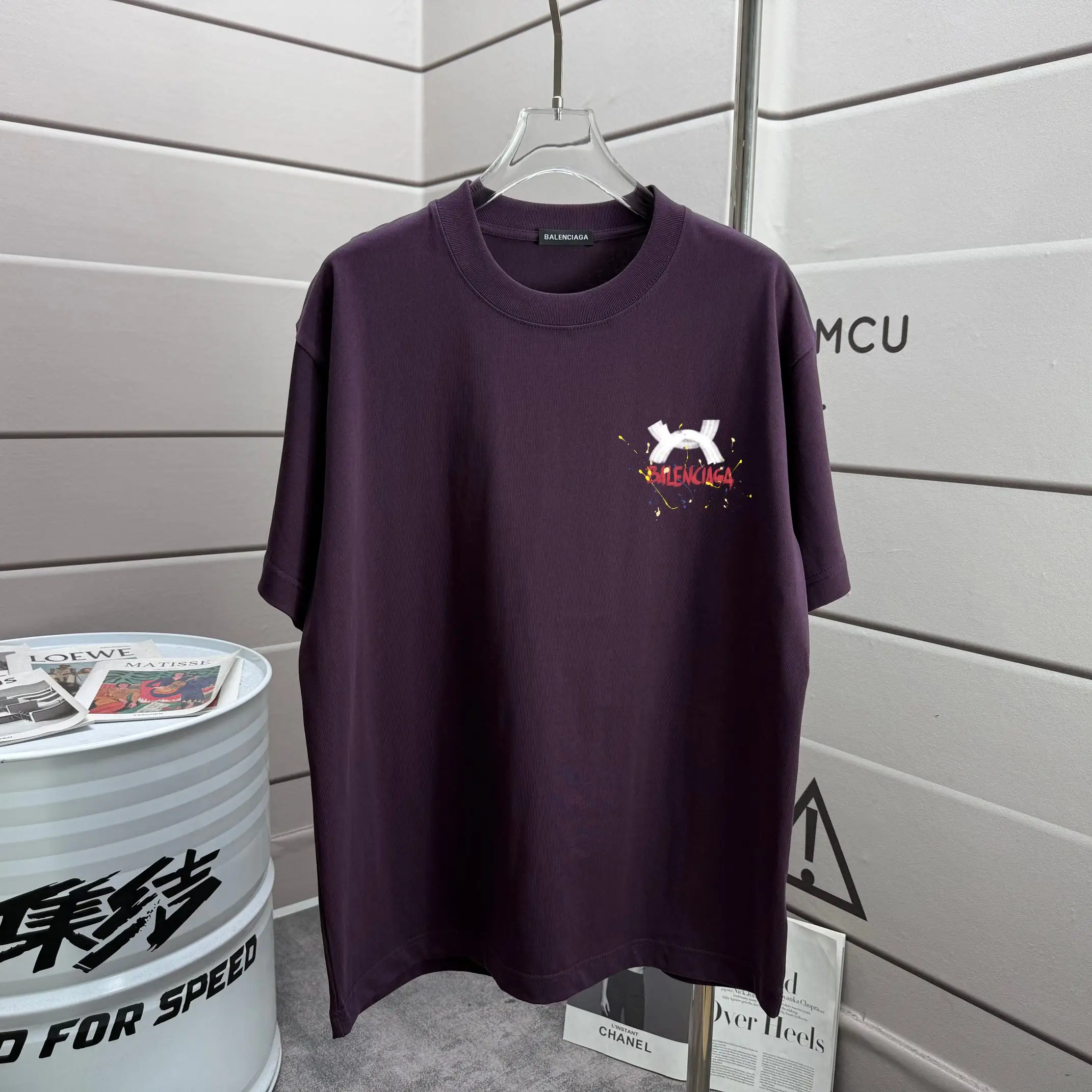 Graphic Print Oversized Cotton T-Shirt D15013317 — view 2