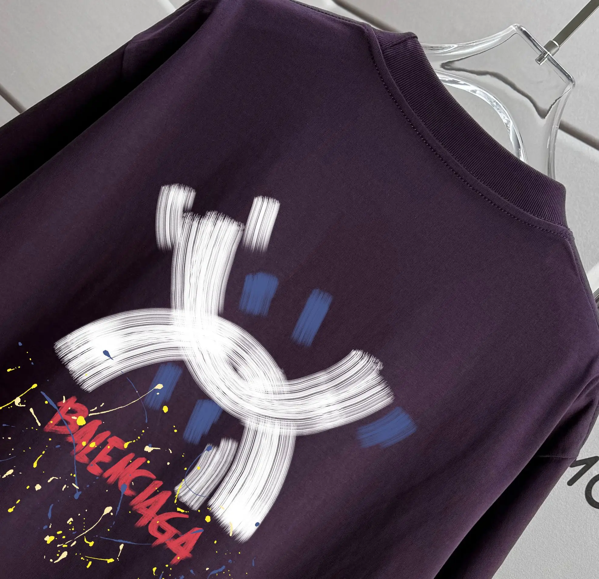 Graphic Print Oversized Cotton T-Shirt D15013317 — view 3