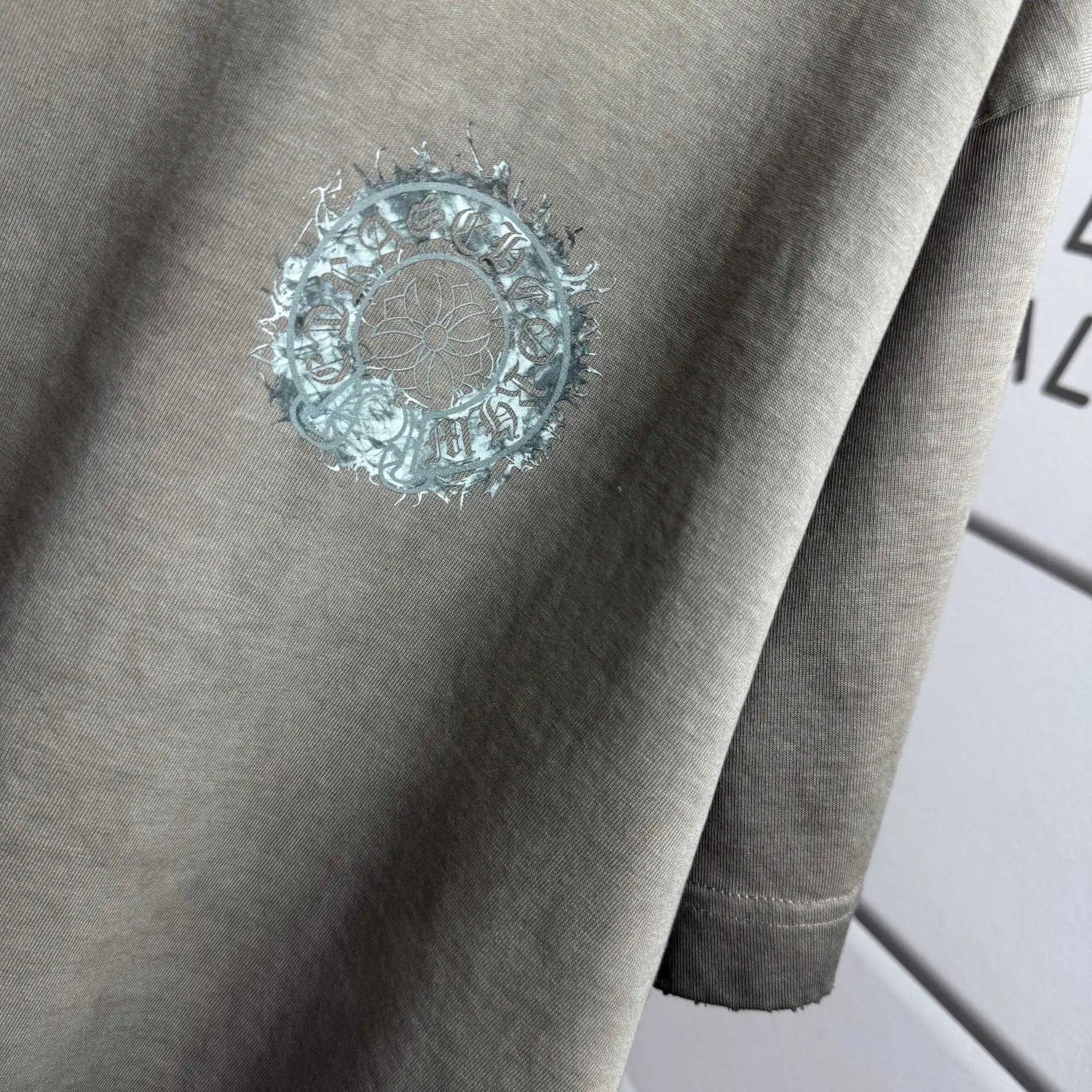 Logo Print Washed Cotton T-Shirt D15015528 — view 6