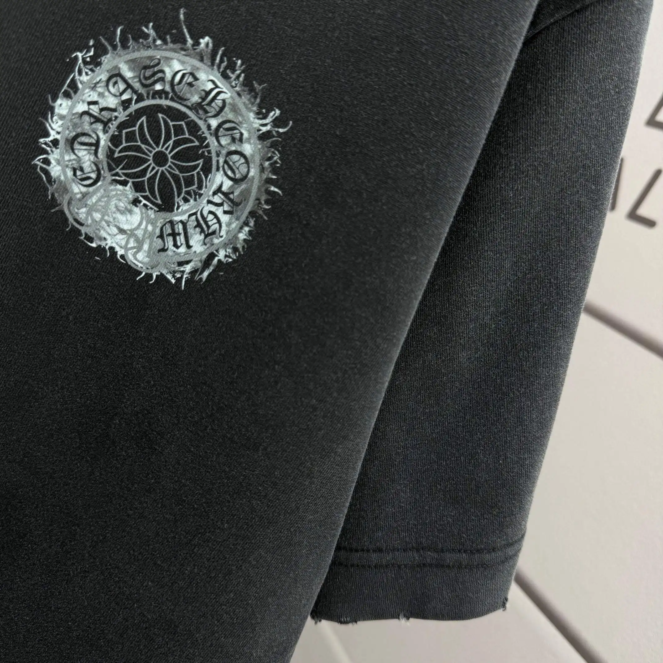 Logo Print Washed Cotton T-Shirt D15015526 — view 6