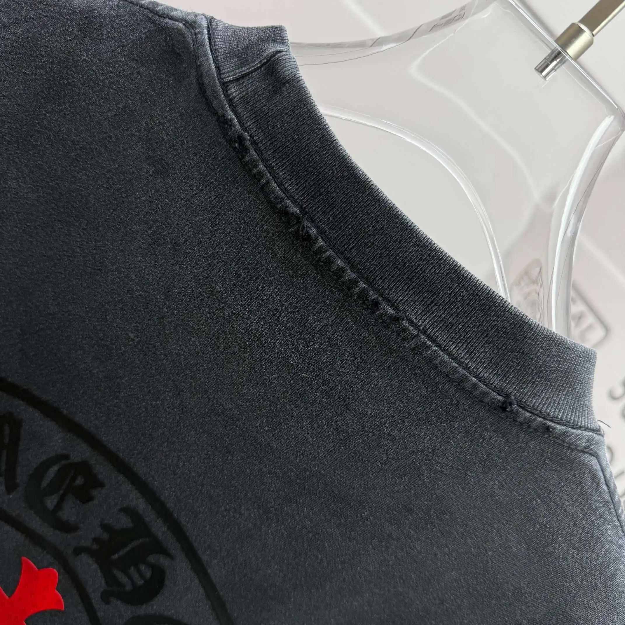 Logo-Print Washed Cotton T-Shirt D15015524 — view 8
