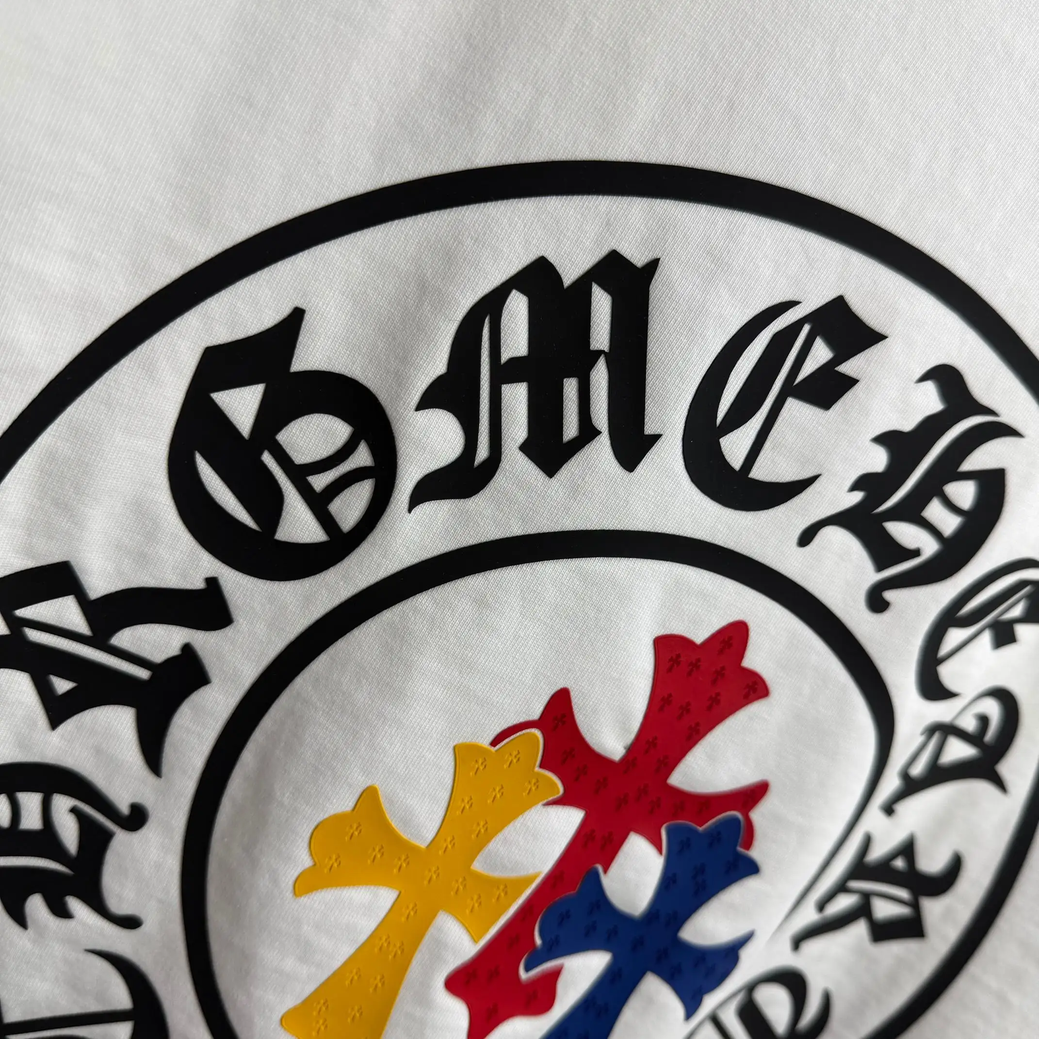 Logo Graphic Distressed Cotton T-Shirt D15015523 — view 7