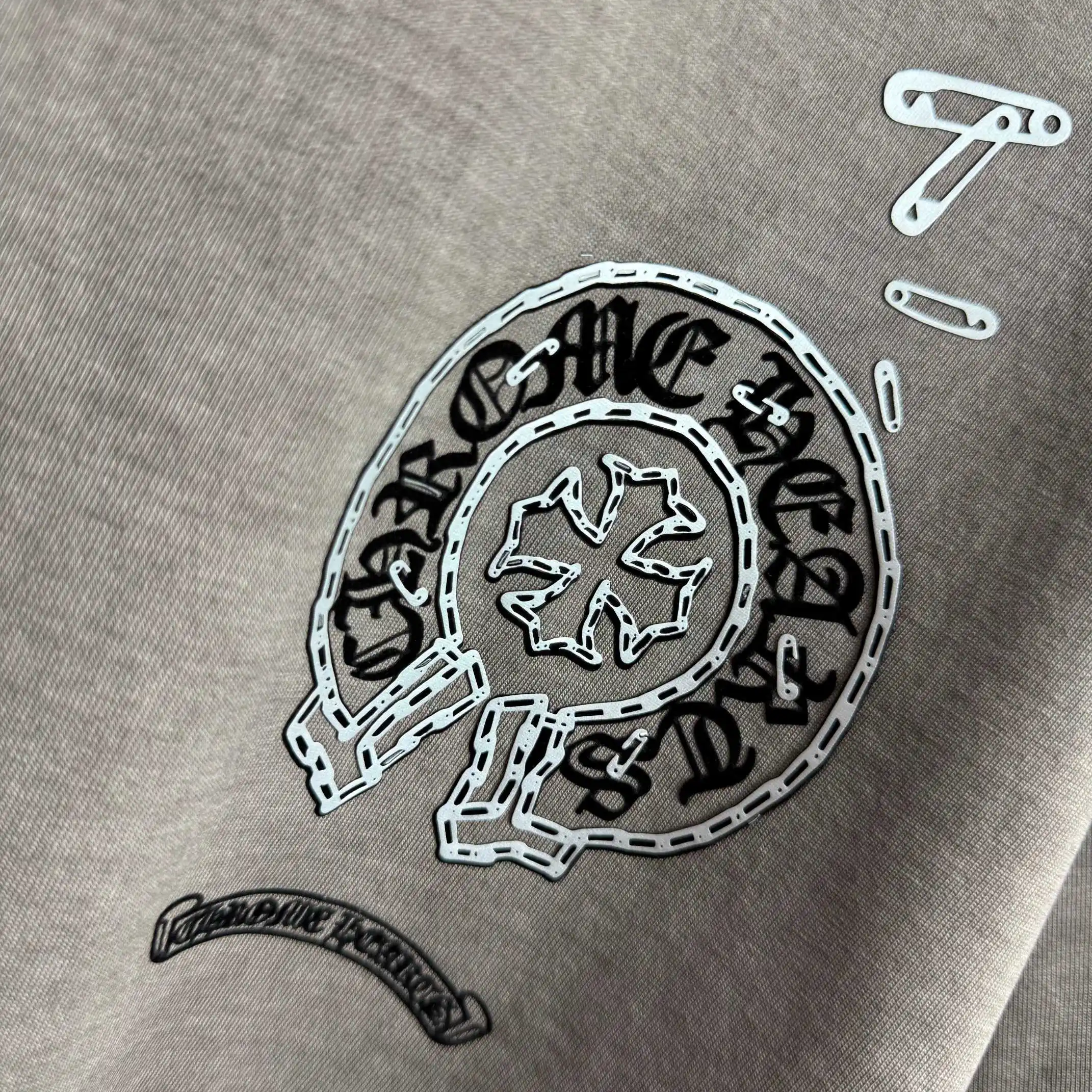 Distressed Logo Print Cotton T-Shirt D15012521 — view 5