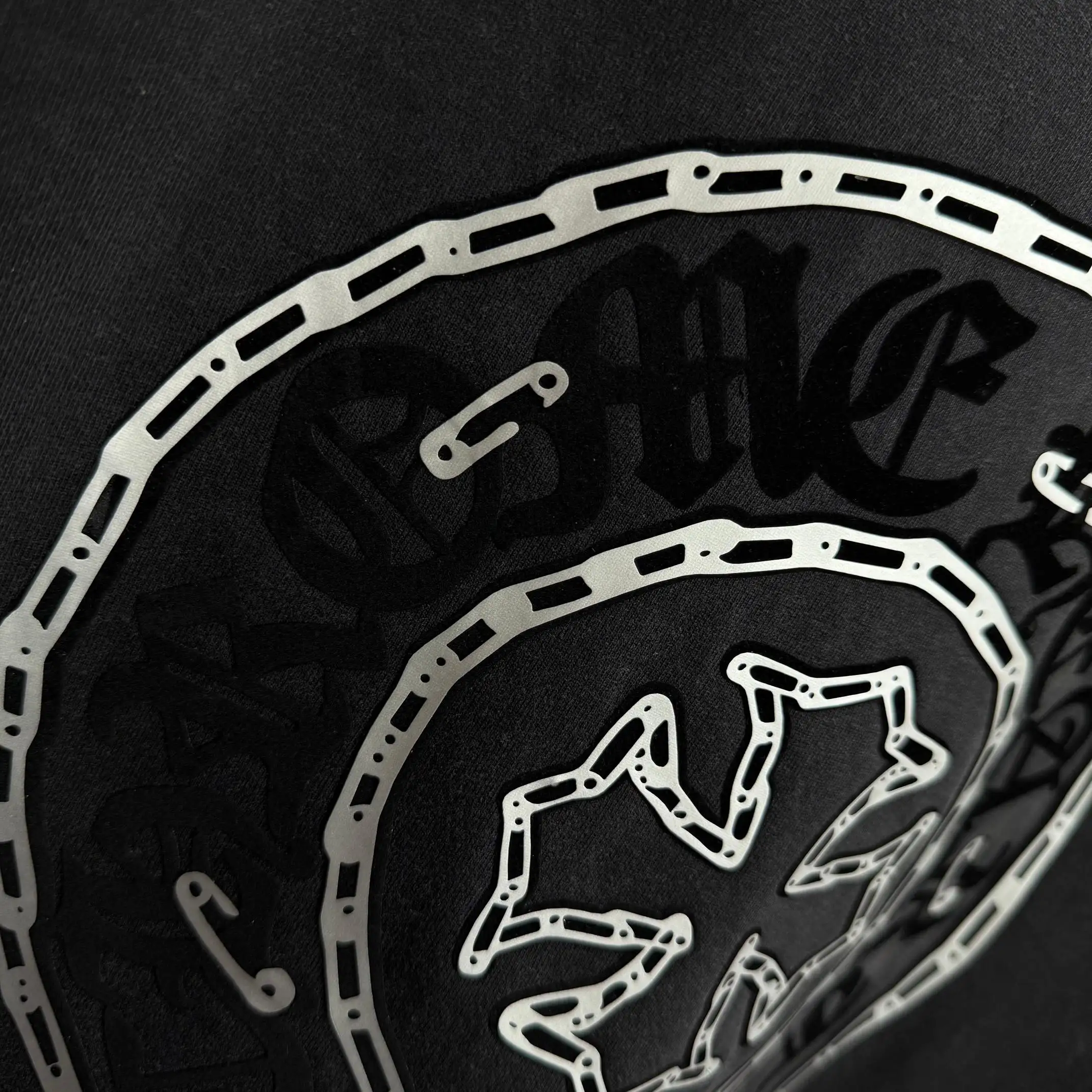 Distressed Logo Print Cotton T-Shirt D15012519 — view 7
