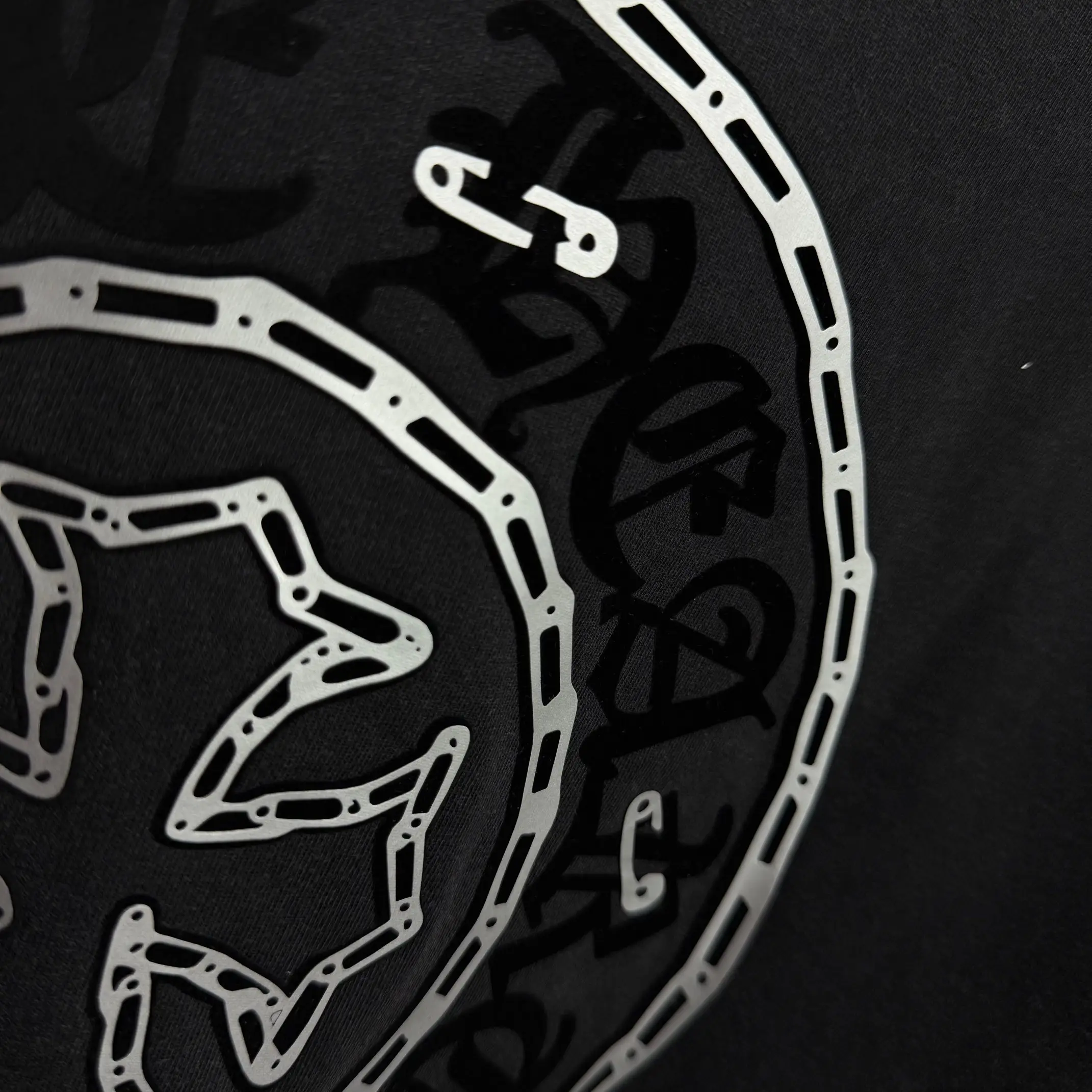 Distressed Logo Print Cotton T-Shirt D15012519 — view 9