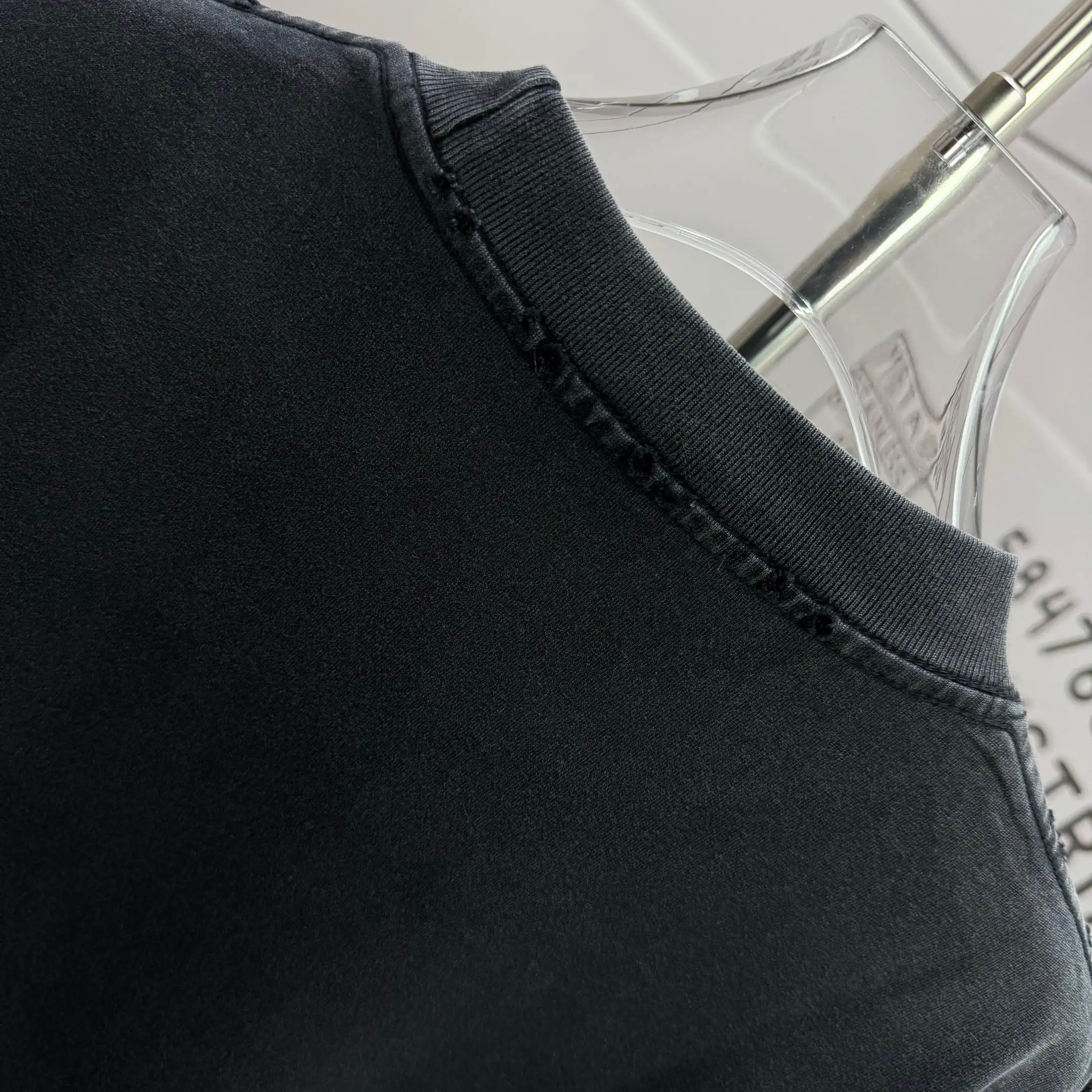 Logo-Print Washed Cotton T-Shirt D15015556 — view 8
