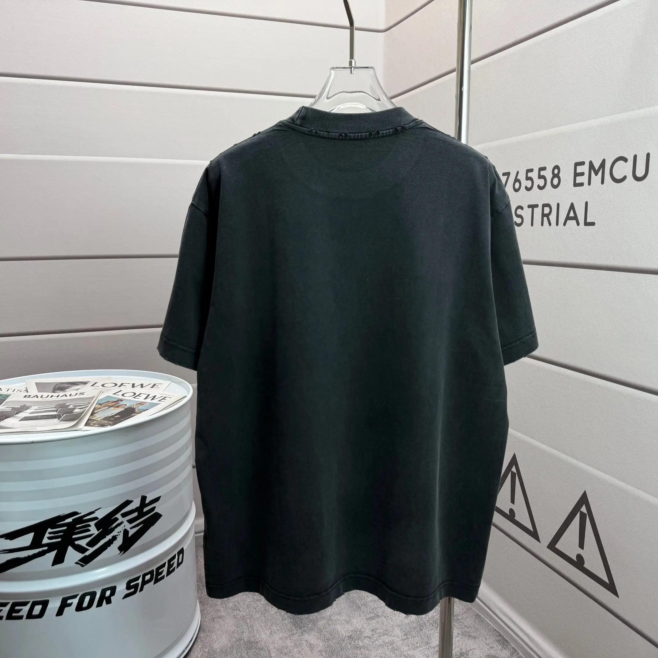 MM6 Maison Margiela Distressed Logo T-Shirt D15015509 — view 2