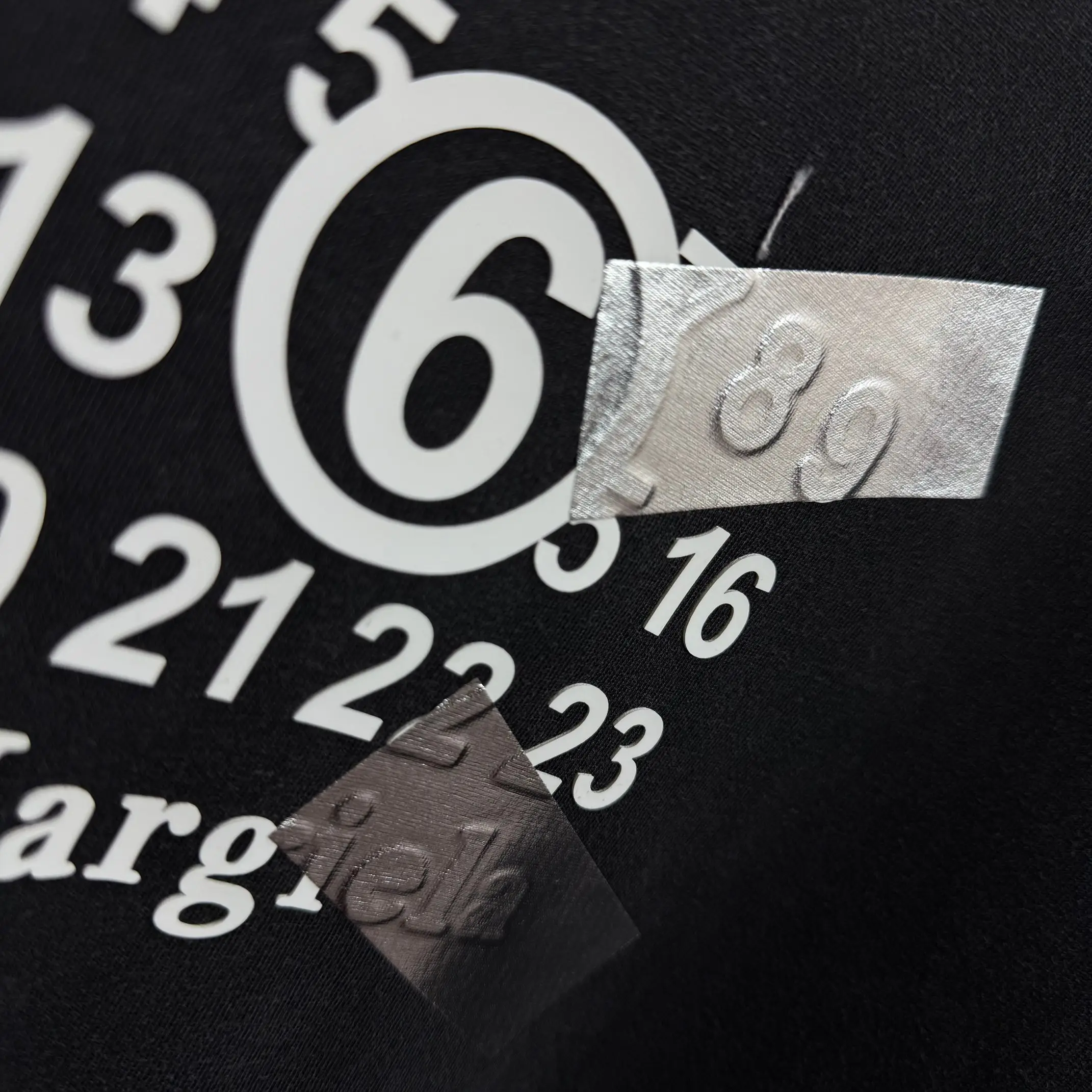 MM6 Maison Margiela Distressed Logo T-Shirt D15015509 — view 7