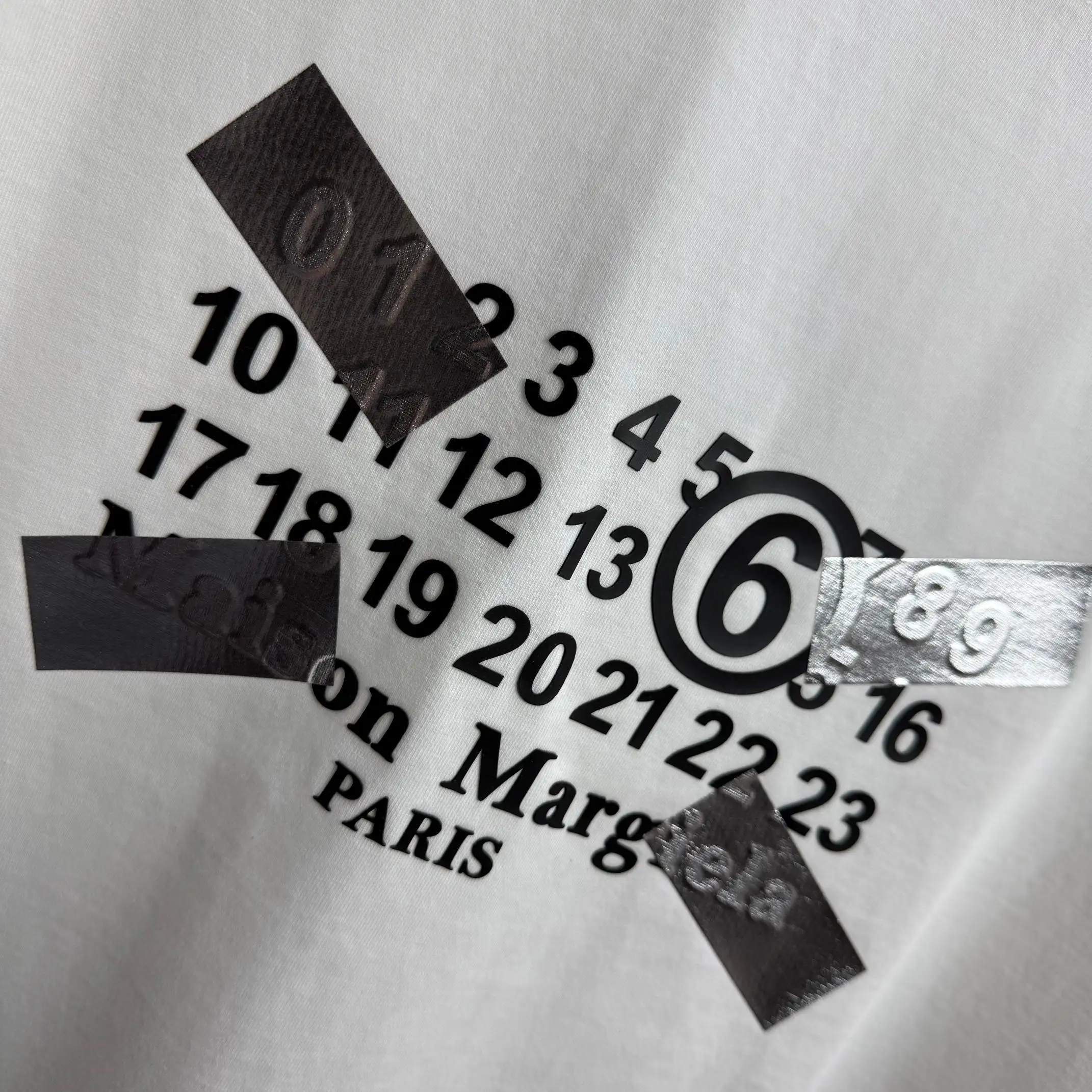 MM6 Maison Margiela Logo Print Cotton T-Shirt D15015508 — view 5