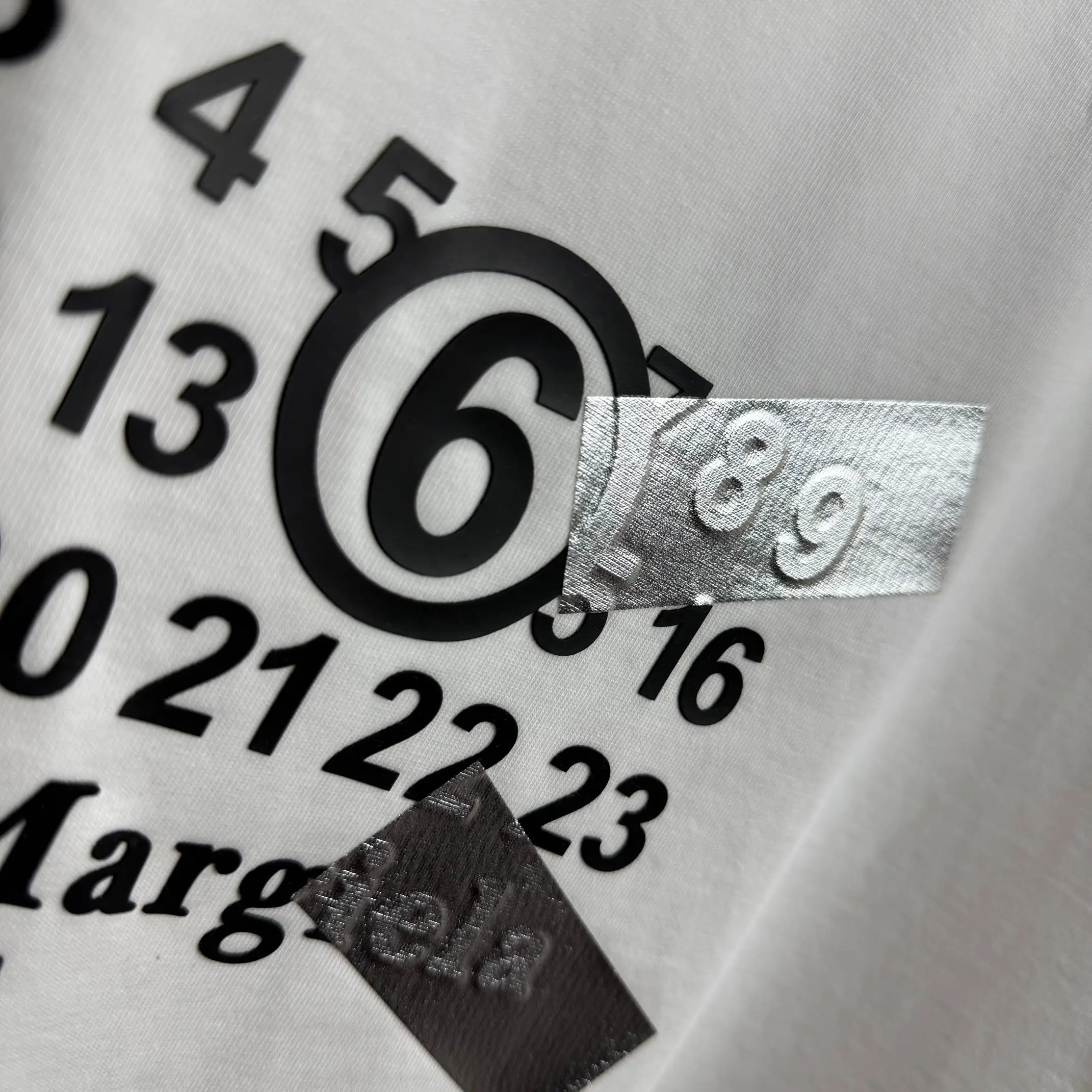 MM6 Maison Margiela Logo Print Cotton T-Shirt D15015508 — view 7