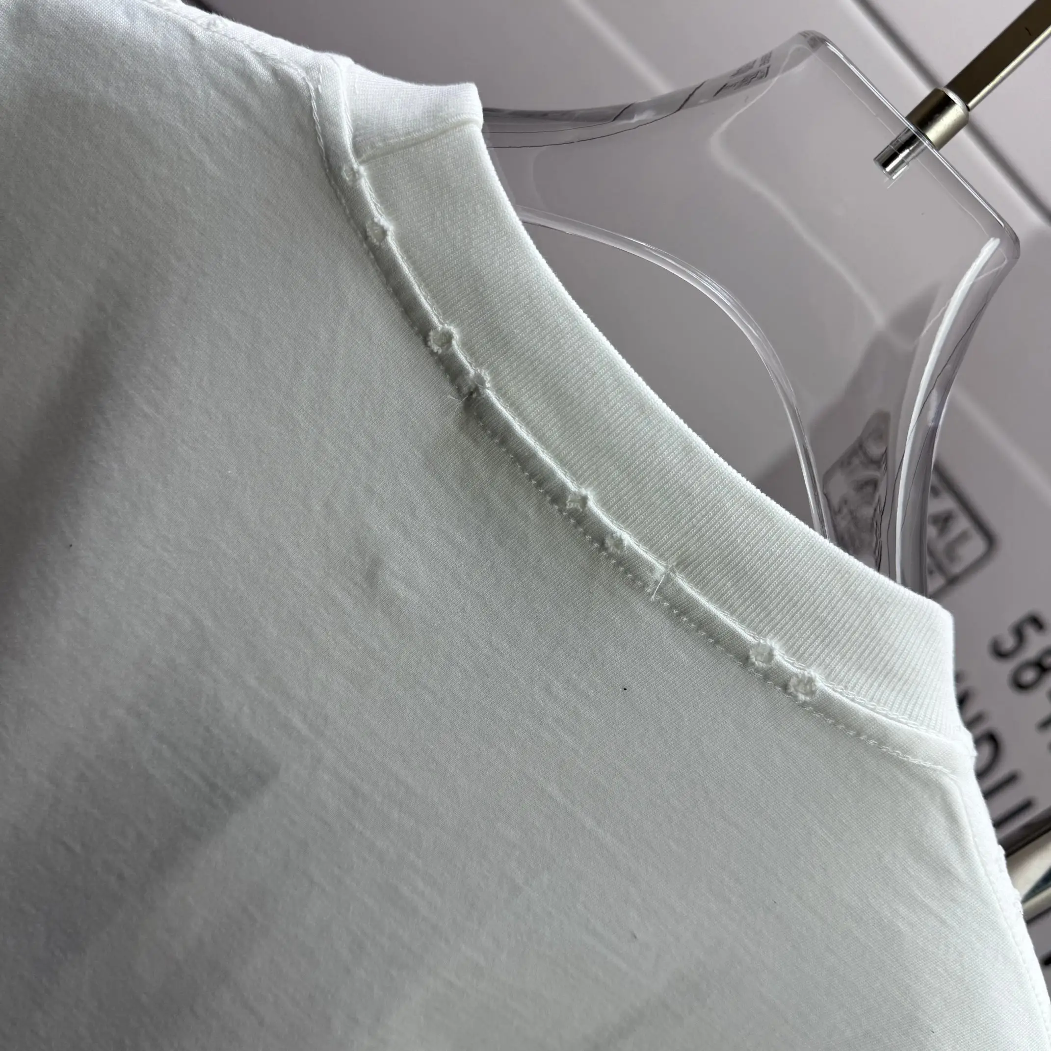 MM6 Maison Margiela Logo Print Cotton T-Shirt D15015508 — view 8