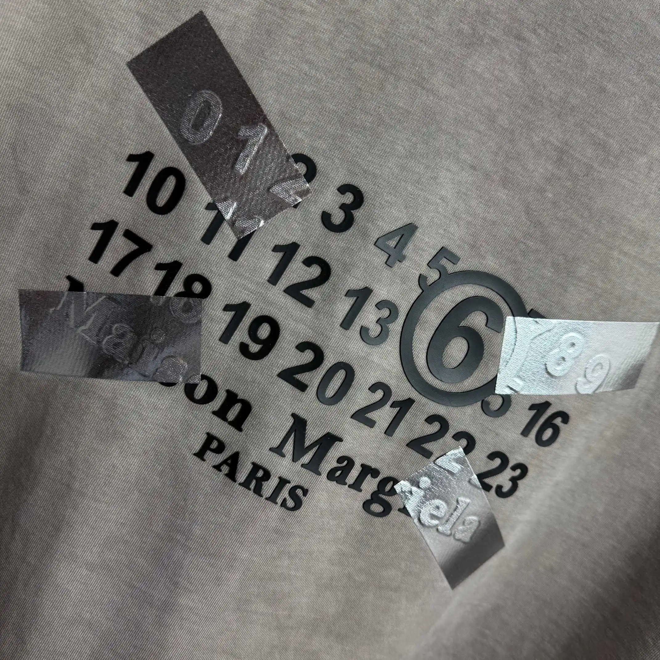 MM6 Maison Margiela Logo Print Washed Cotton T-Shirt D15015511 — view 5