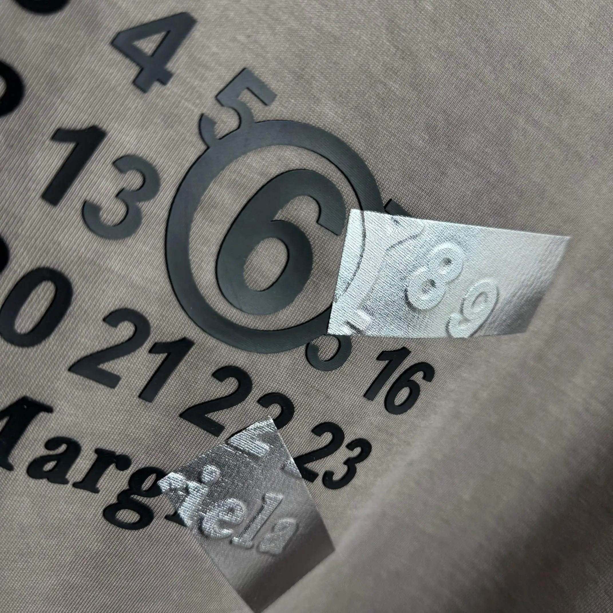 MM6 Maison Margiela Logo Print Washed Cotton T-Shirt D15015511 — view 7