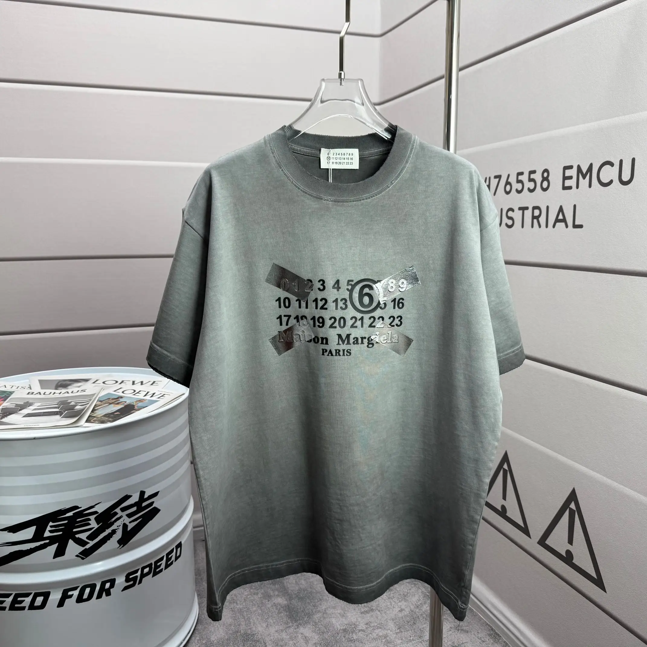 MM6 Maison Margiela Distressed Logo T-Shirt D15015510