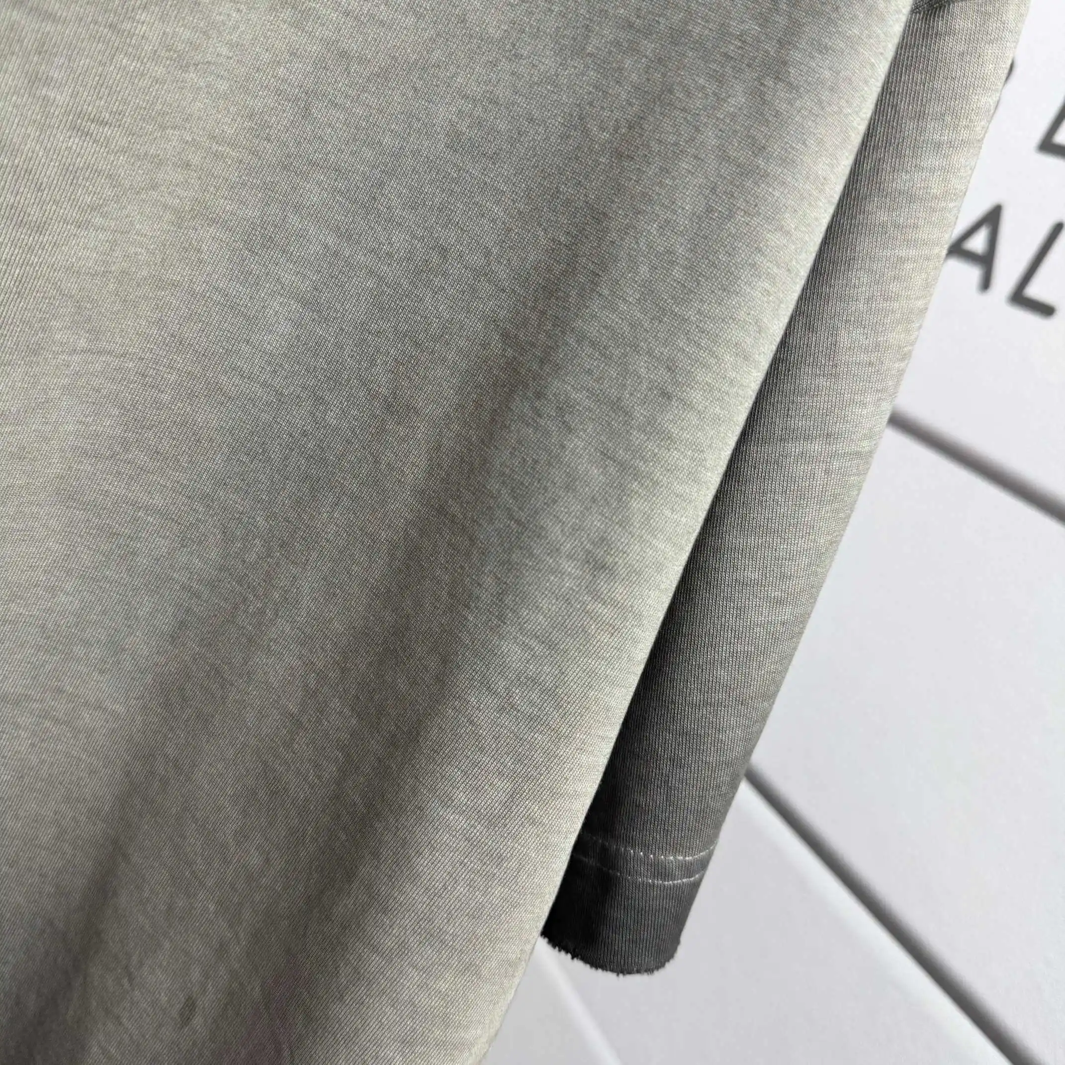 Logo Print Distressed Cotton T-Shirt D15012533 — view 6