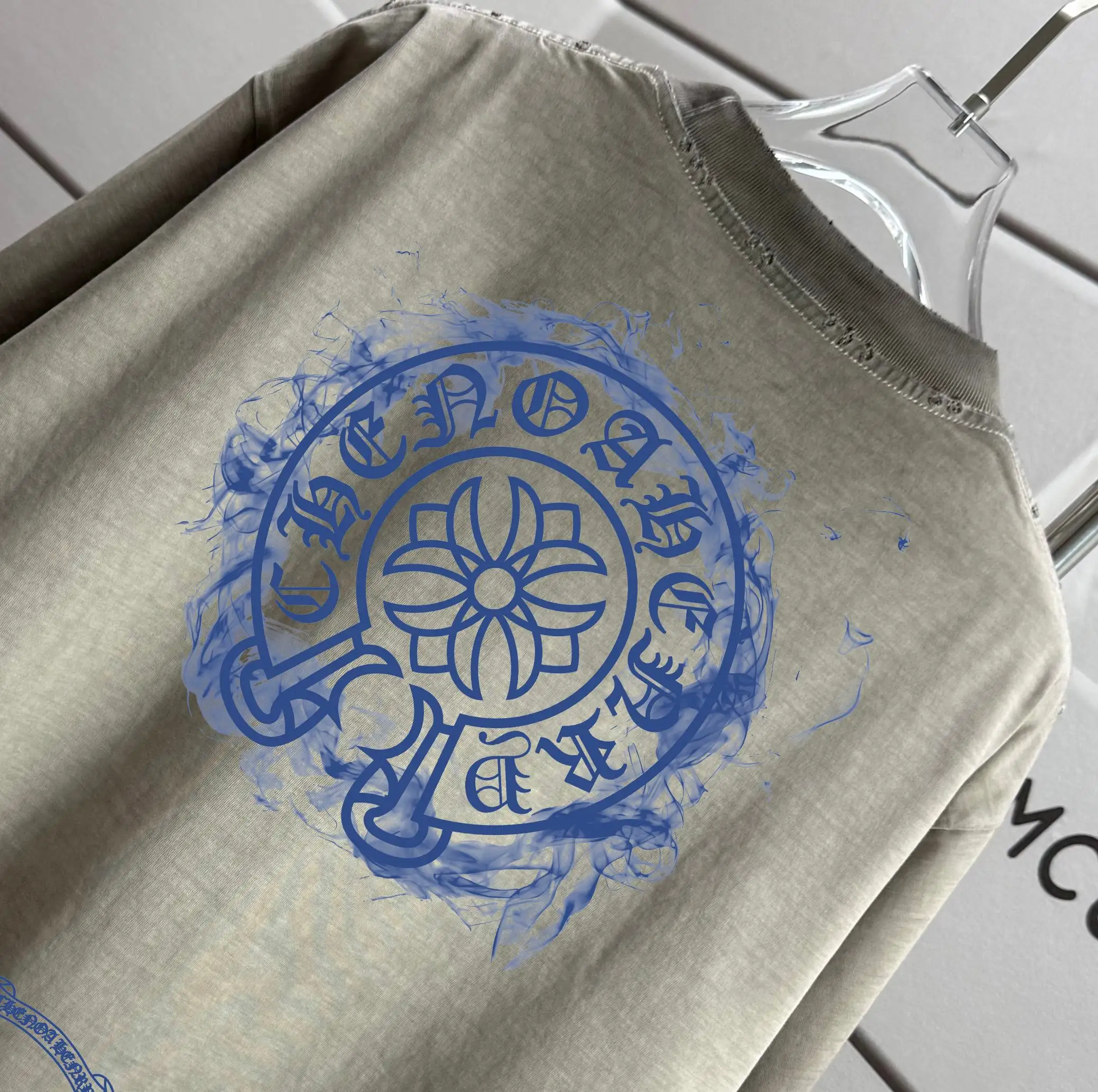 Logo Print Washed Cotton T-Shirt D16013271 — view 3