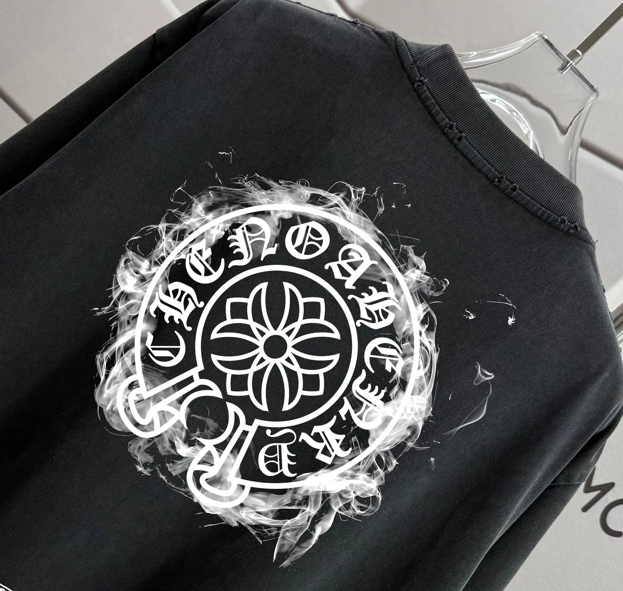 Logo Print Washed Cotton T-Shirt D16013269 — view 3